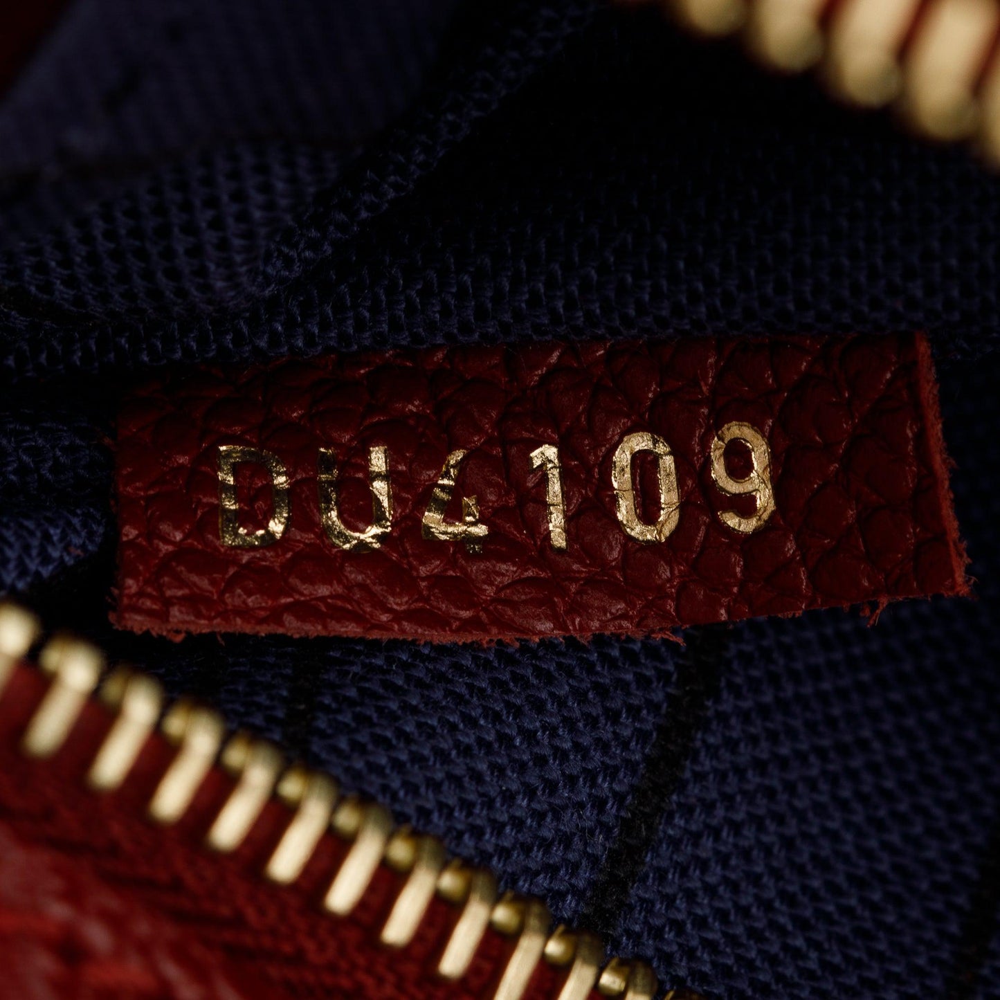Louis Vuitton Red Monogram Empreinte Leather Pochette Metis