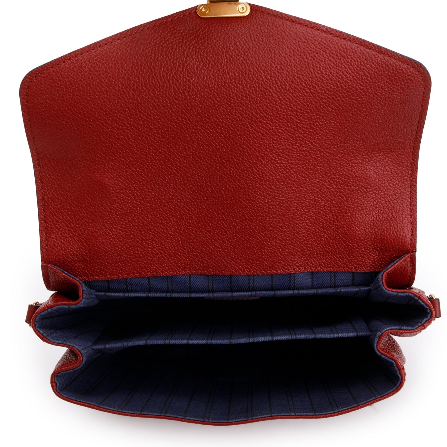Louis Vuitton Red Monogram Empreinte Leather Pochette Metis