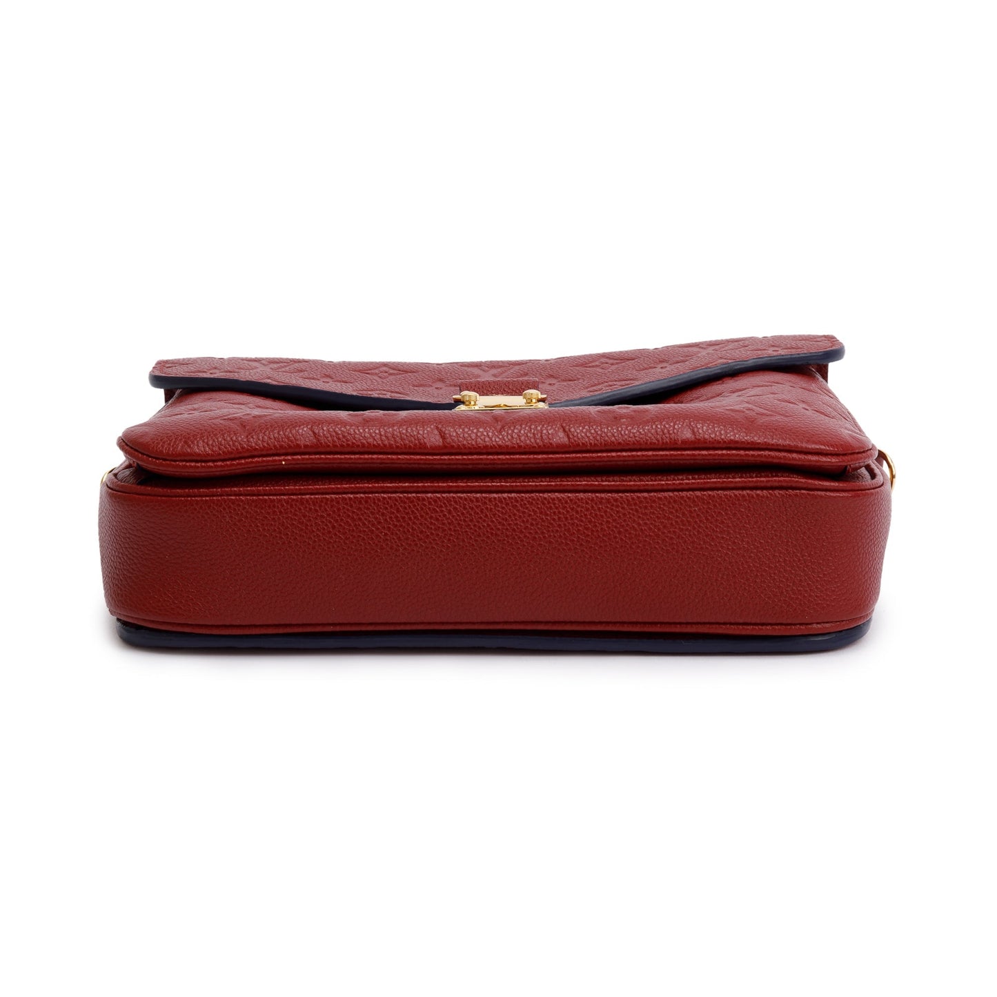 Louis Vuitton Red Monogram Empreinte Leather Pochette Metis