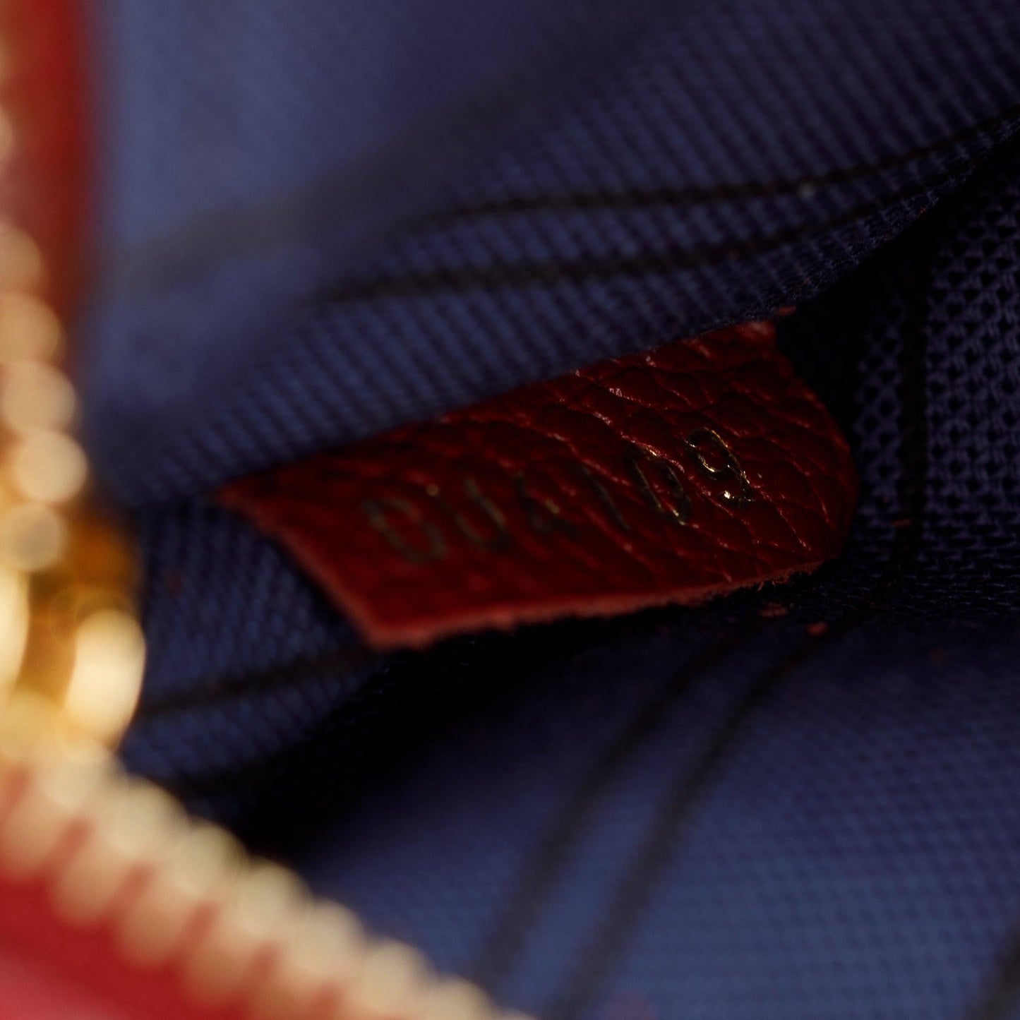 Louis Vuitton Red Monogram Empreinte Leather Pochette Metis