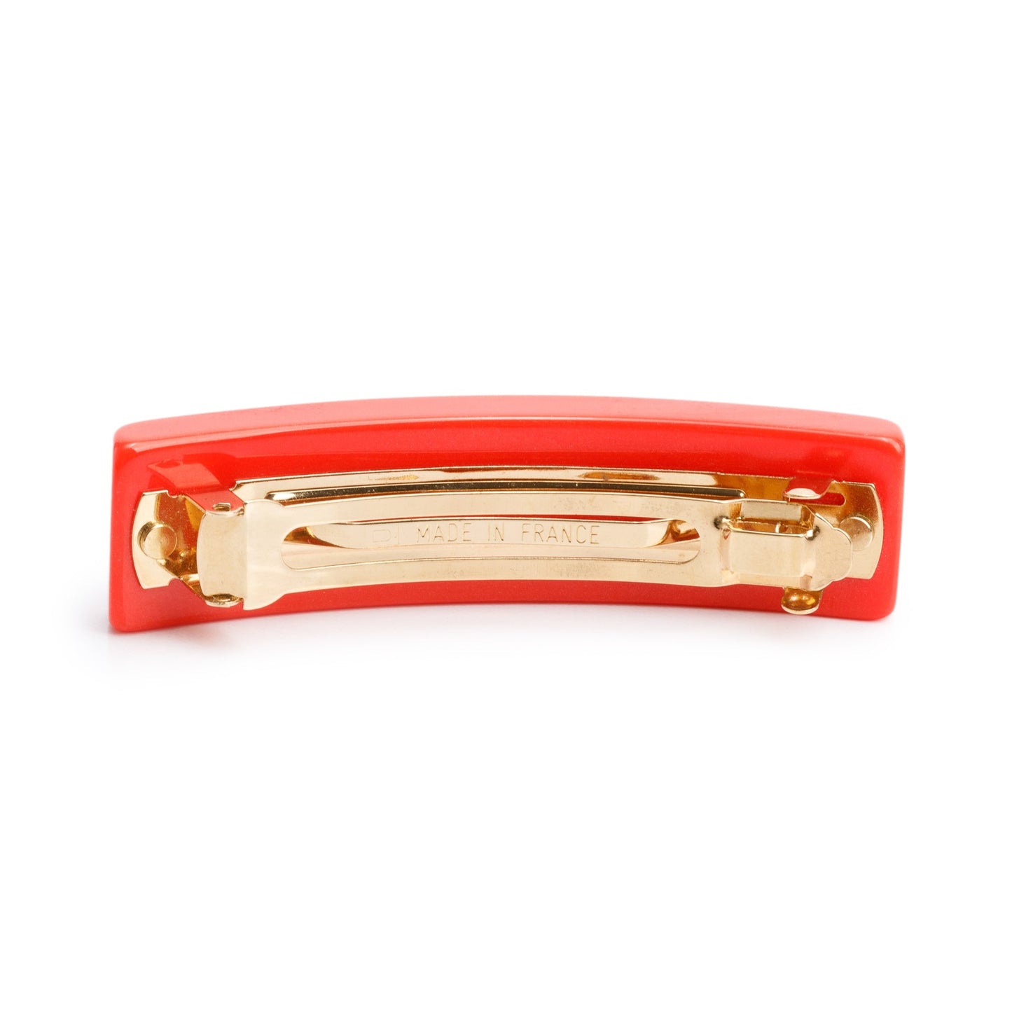 Louis Vuitton Red Resin Stud Embellished Nanogram Single Hair Clip