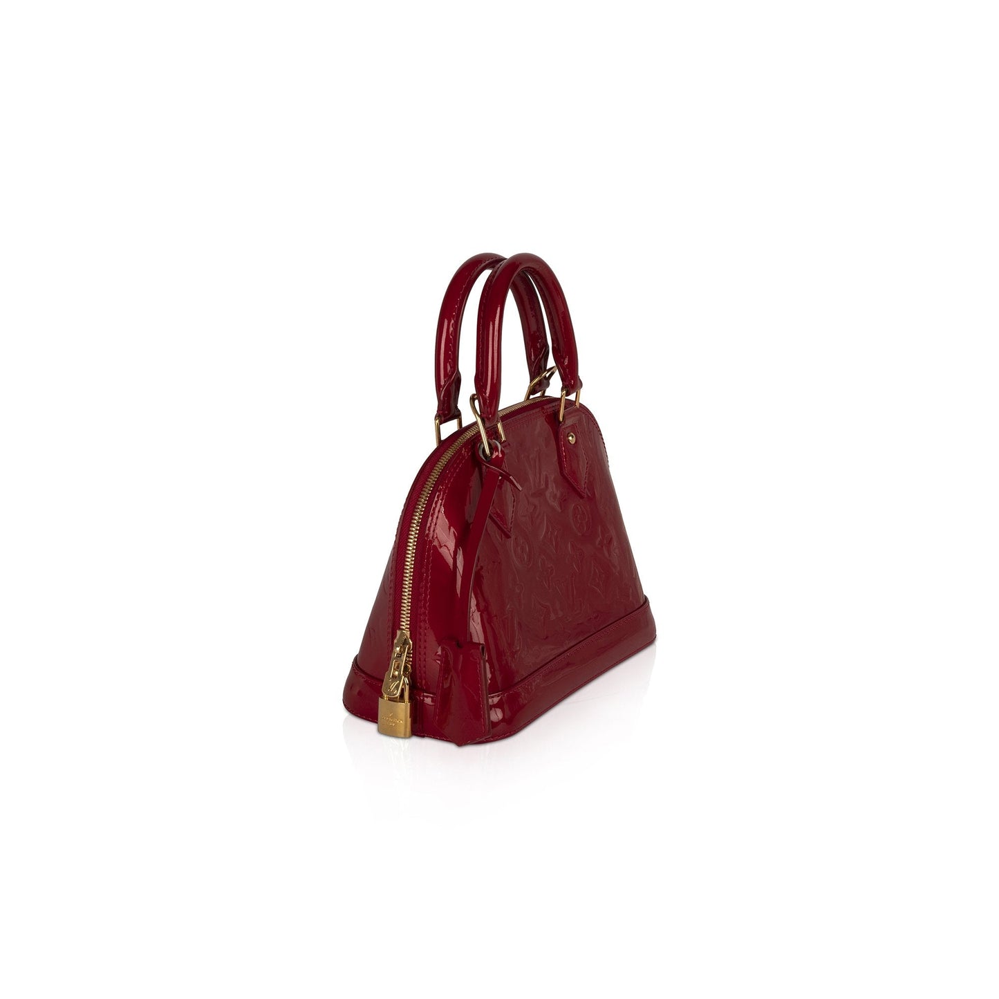 Louis Vuitton Red Vernis Alma BB