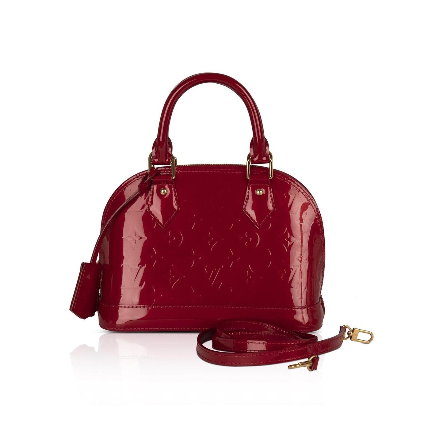 Louis Vuitton Red Vernis Alma BB