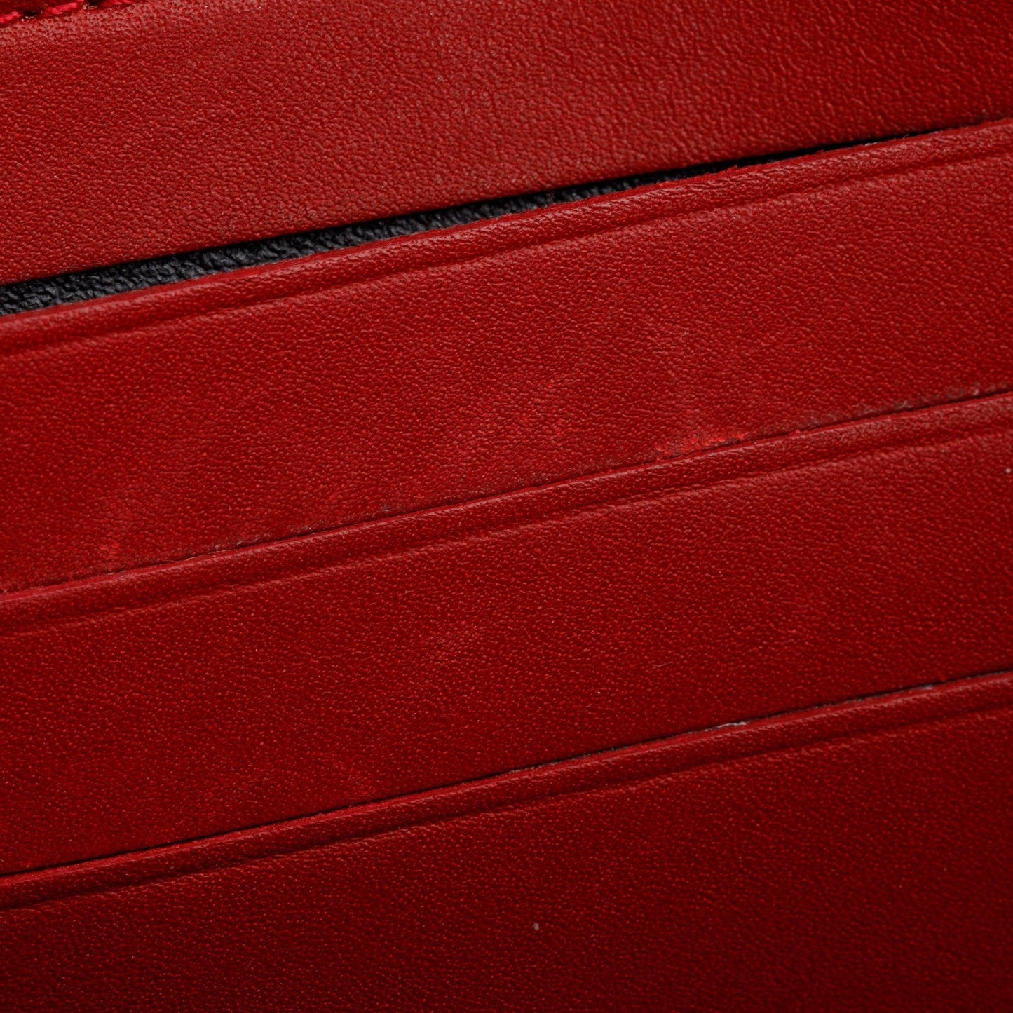 Louis Vuitton Red Vernis Leather Sarah Wallet