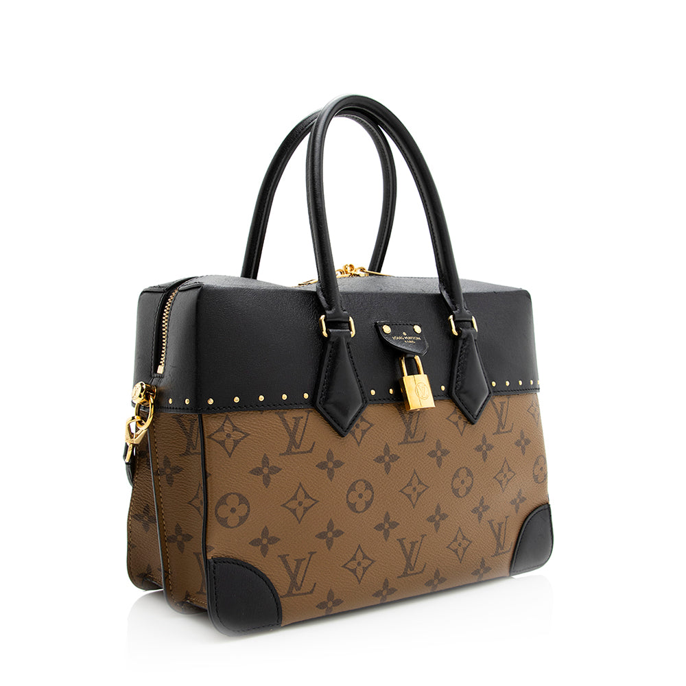 Louis Vuitton Reverse Monogram City Malle MM Satchel (SHF-20663)