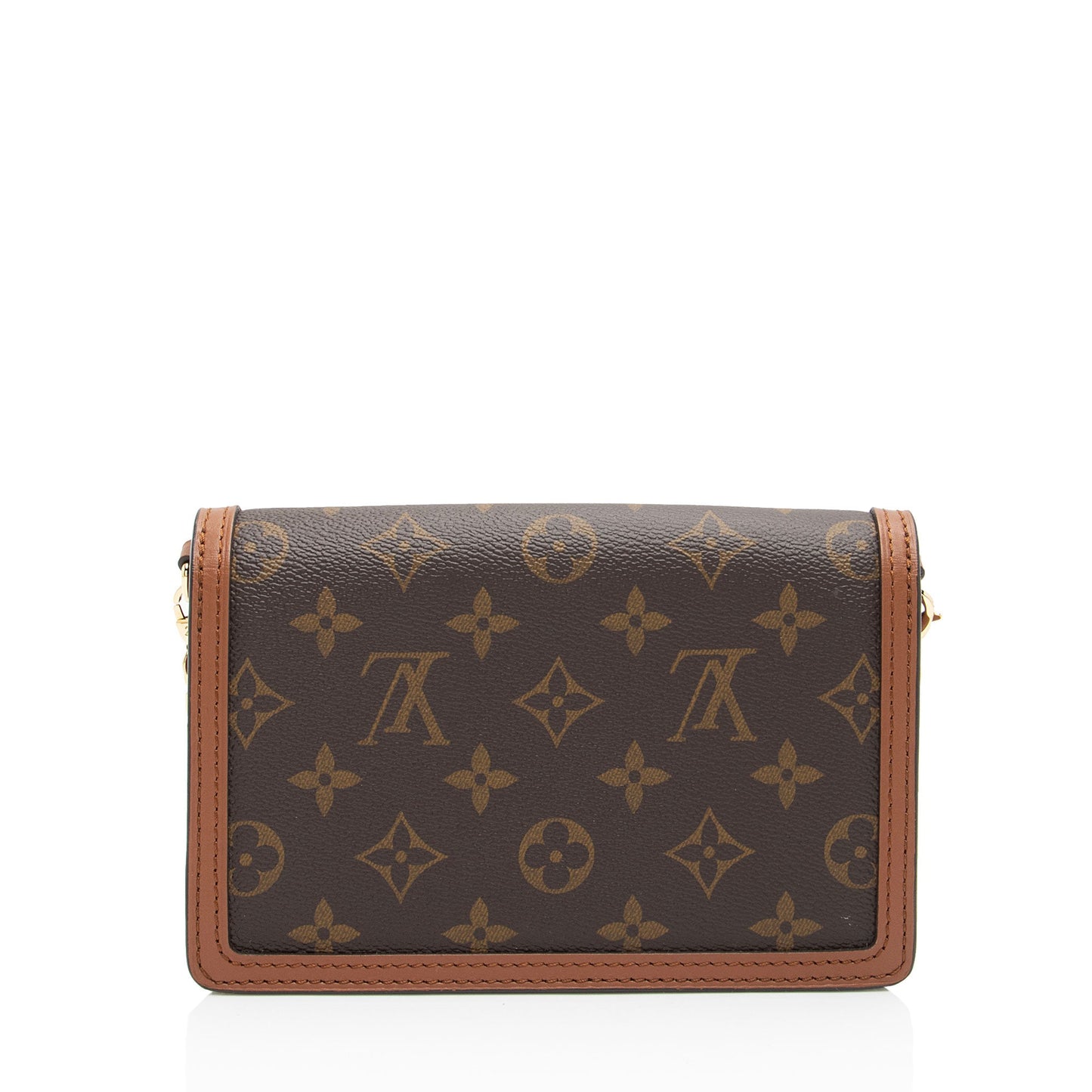 Louis Vuitton Reverse Monogram Dauphine Chain Wallet (SHF-BmrxyO)