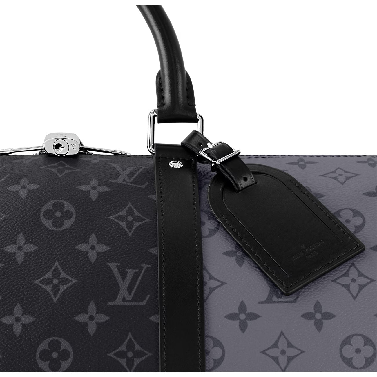 LOUIS VUITTON REVERSE MONOGRAM ECLIPSE KEEPALL BANDOULIÃRE 50 BAG