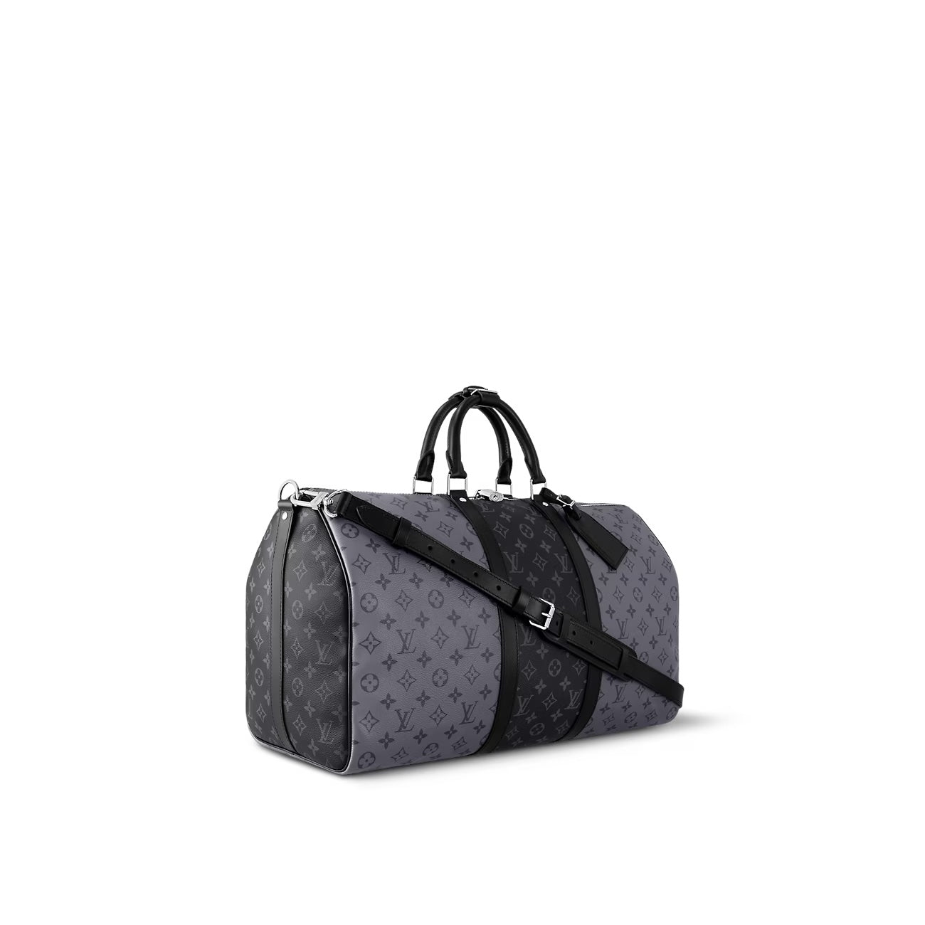 LOUIS VUITTON REVERSE MONOGRAM ECLIPSE KEEPALL BANDOULIÃRE 50 BAG