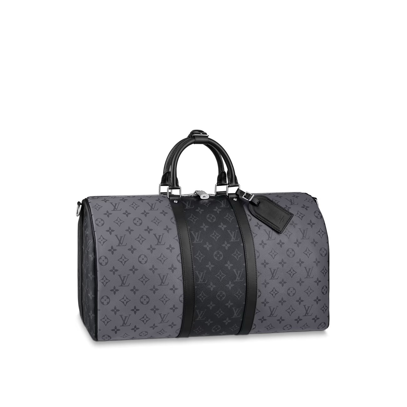 LOUIS VUITTON REVERSE MONOGRAM ECLIPSE KEEPALL BANDOULIÃRE 50 BAG
