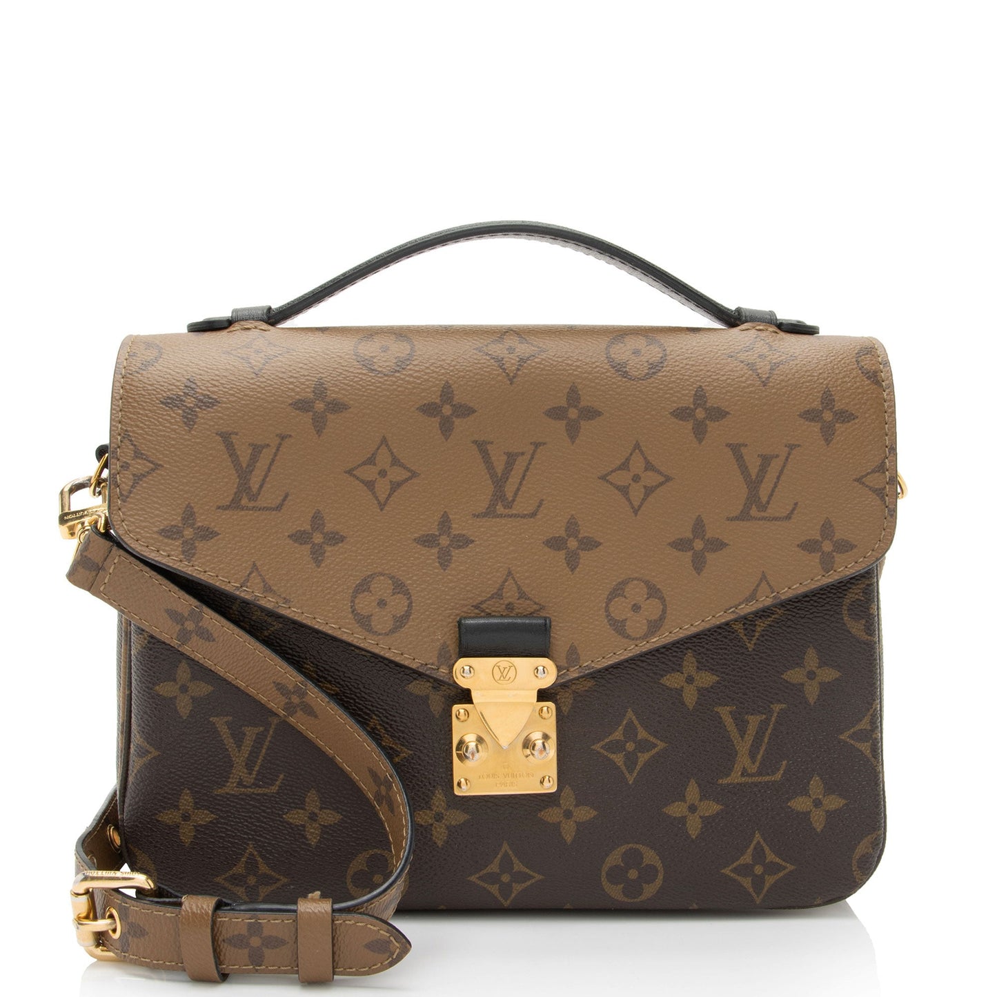 Louis Vuitton Reverse Monogram Pochette Metis Shoulder Bag (SHF-5tTSC9)