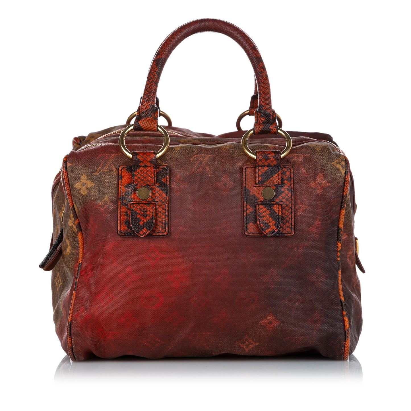 Louis Vuitton Richard Prince Karung Trimmed Monogram Jokes Heartbreak Tote (SHG-30446)