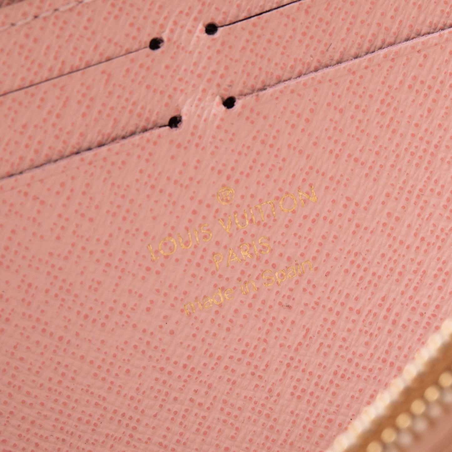 Louis Vuitton Rose Ballerine Clemence Wallet