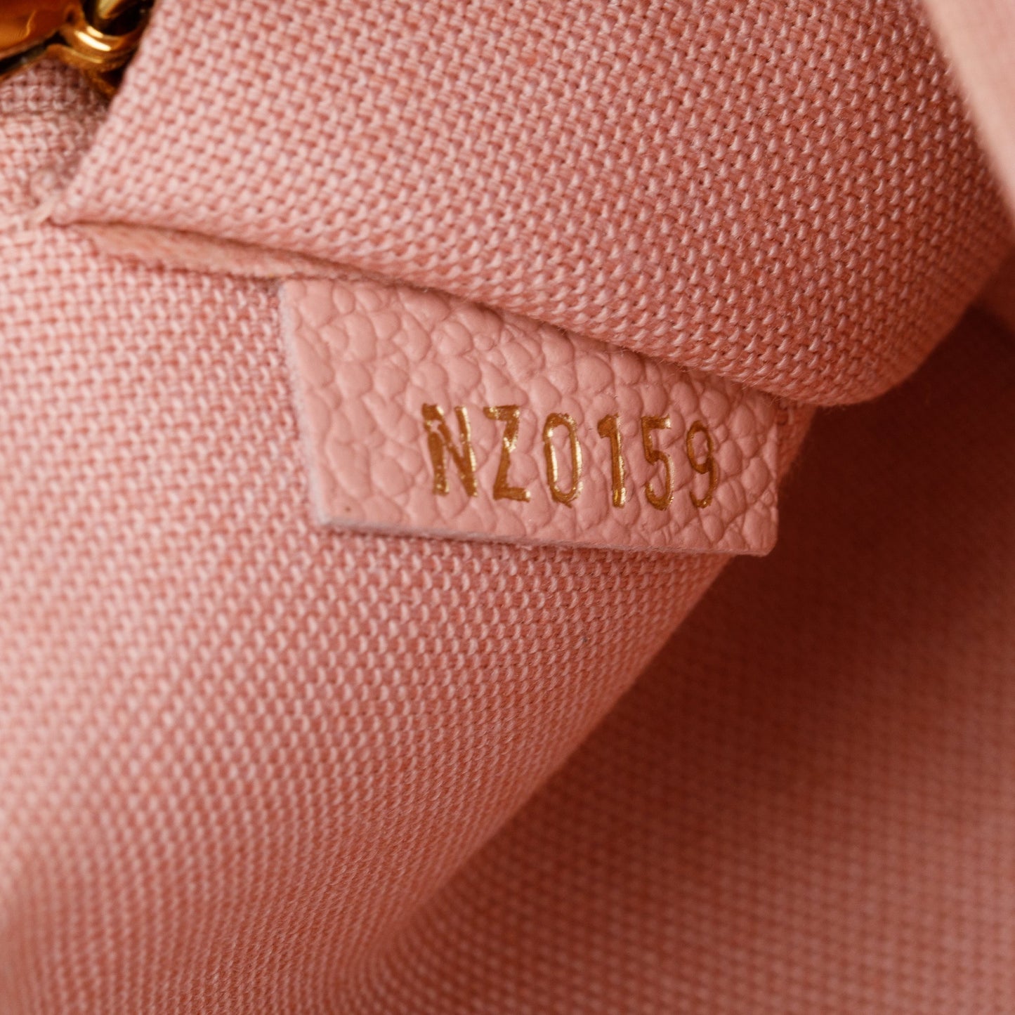 Louis Vuitton Rose Poudre Monogram Empreinte Leather Felicie Pochette