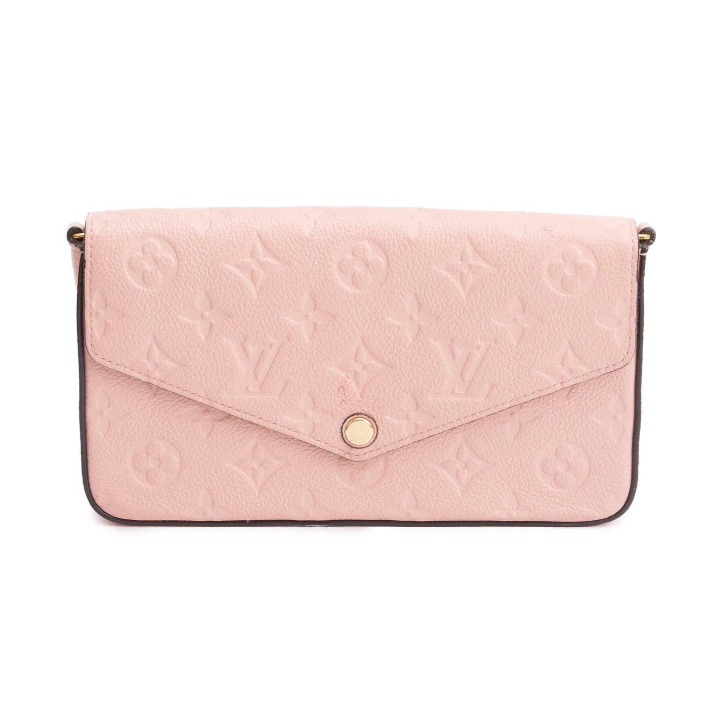 Louis Vuitton Rose Poudre Monogram Empreinte Leather Felicie Pochette