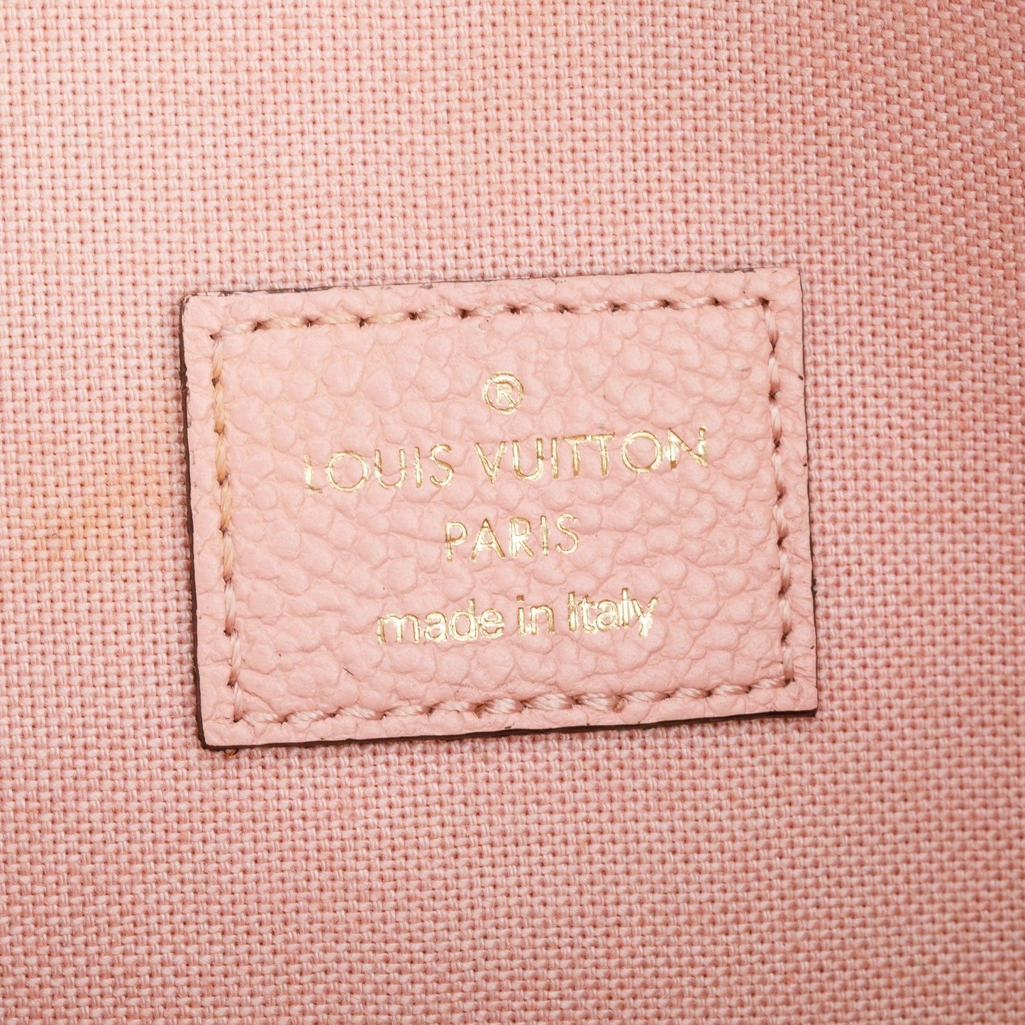 Louis Vuitton Rose Poudre Monogram Empreinte Leather Felicie Pochette