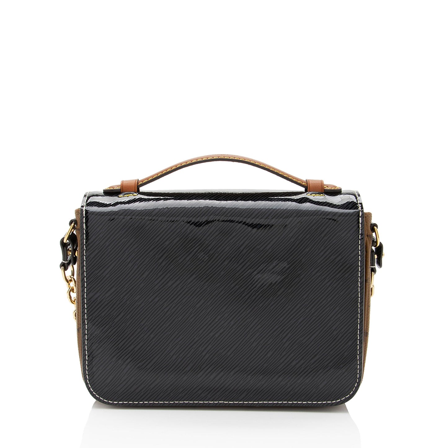Louis Vuitton Shiny Epi Leather Reverse Monogram Pochette Metis Mini Shoulder Bag