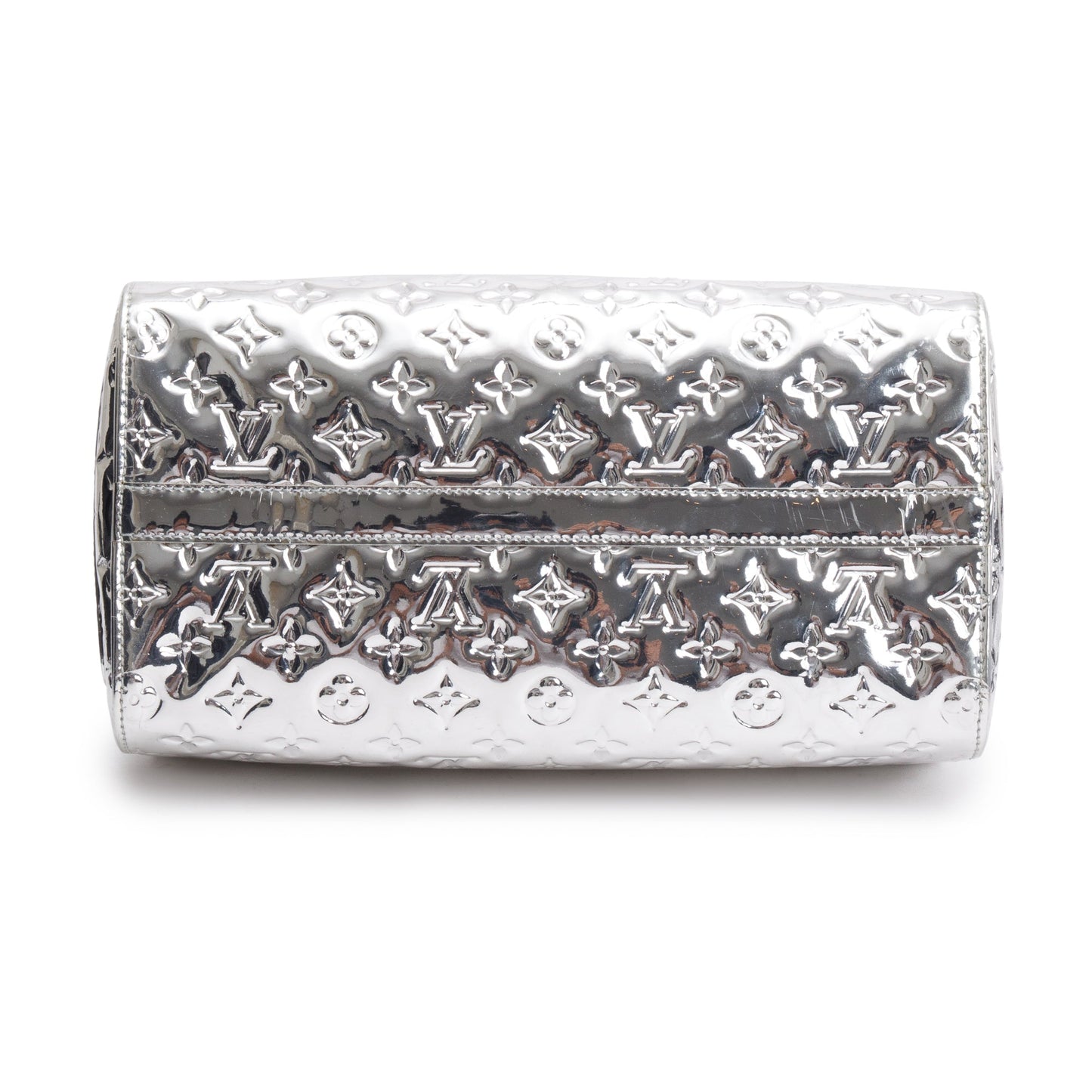 Louis Vuitton Silver Monogram Miroir Speedy 30