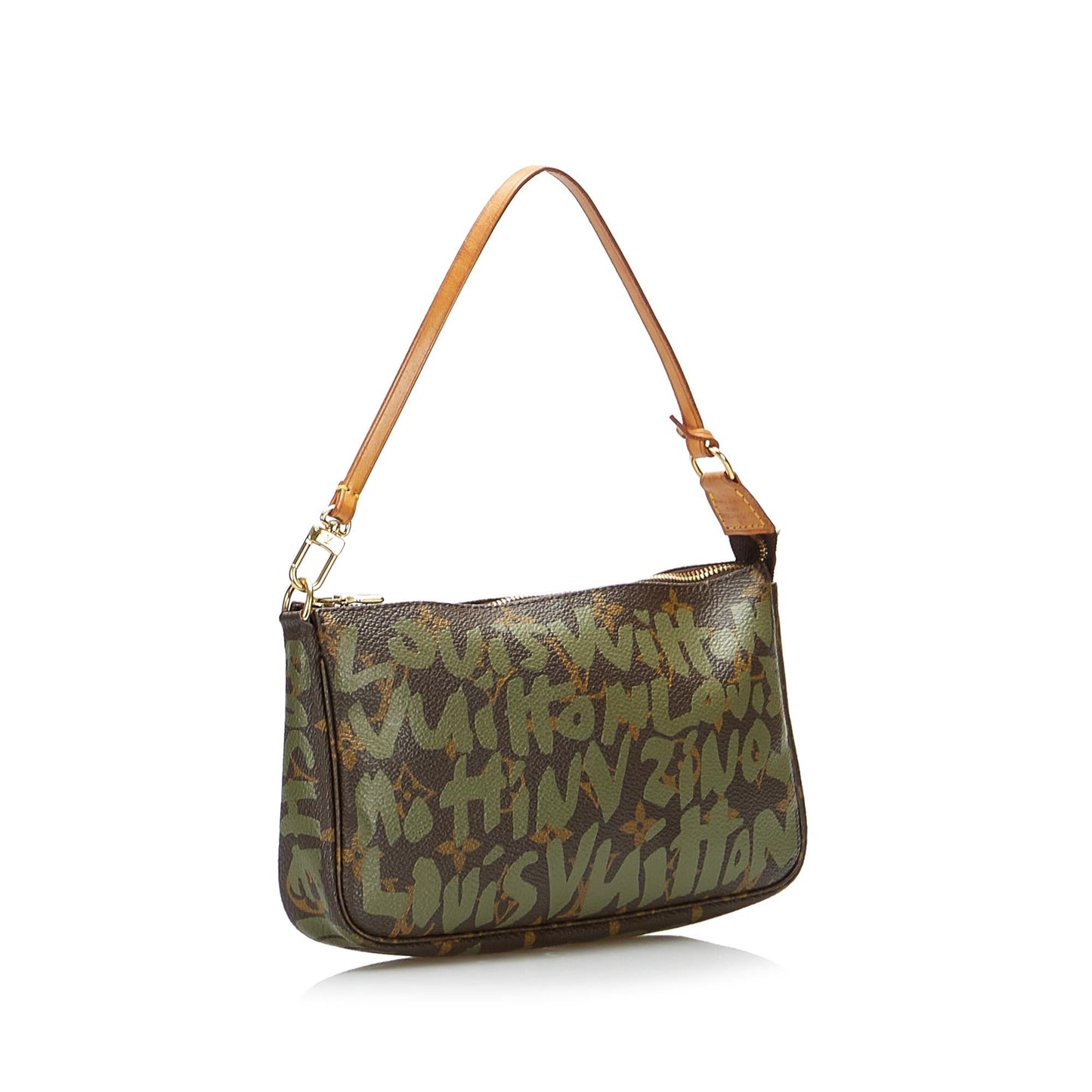 Louis Vuitton Stephen Sprouse Monogram Graffiti Pochette Accessoires (SHG-Hv6atm)