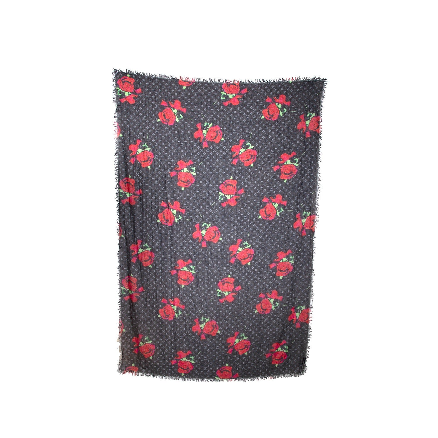 Louis Vuitton Stephen Sprouse Monogram Roses Stole
