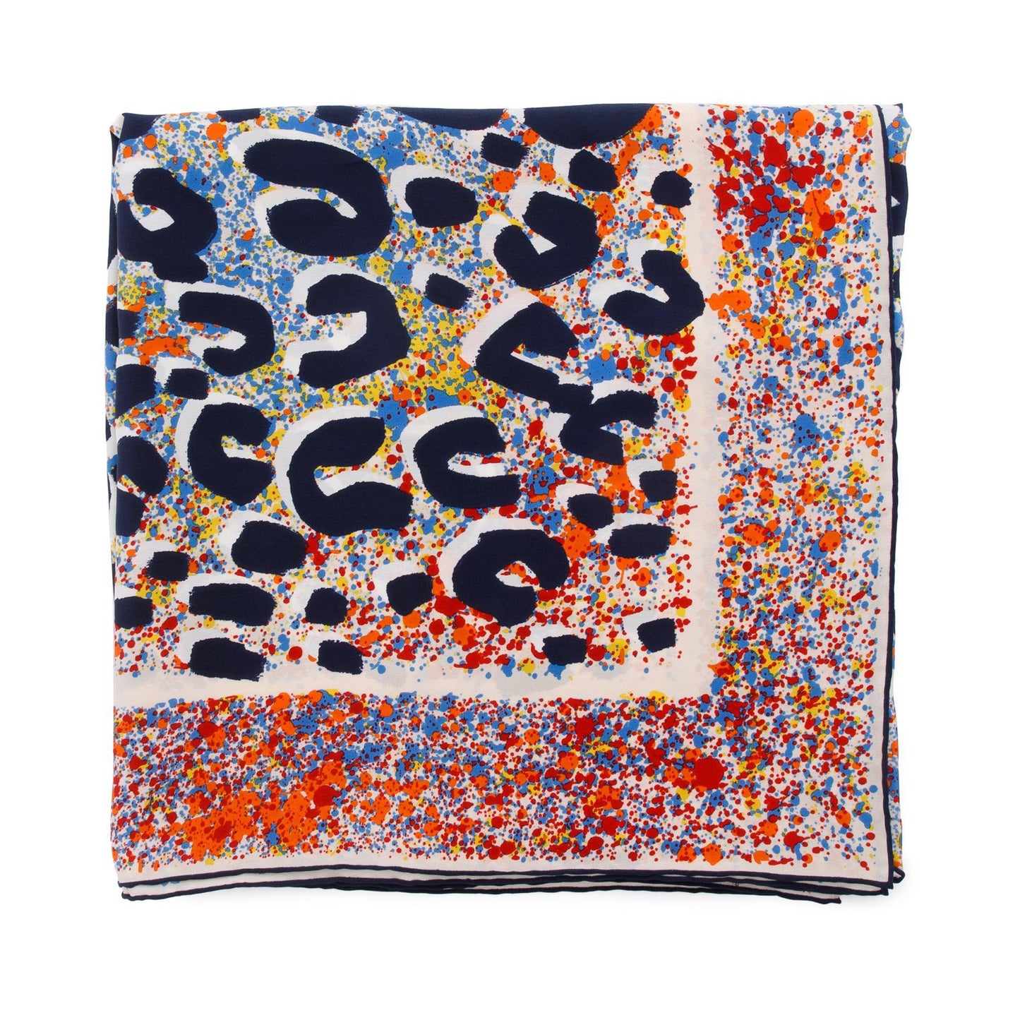 Louis Vuitton Stephen Sprouse Multcolor Leopard Print Cashmere Silk Scarf