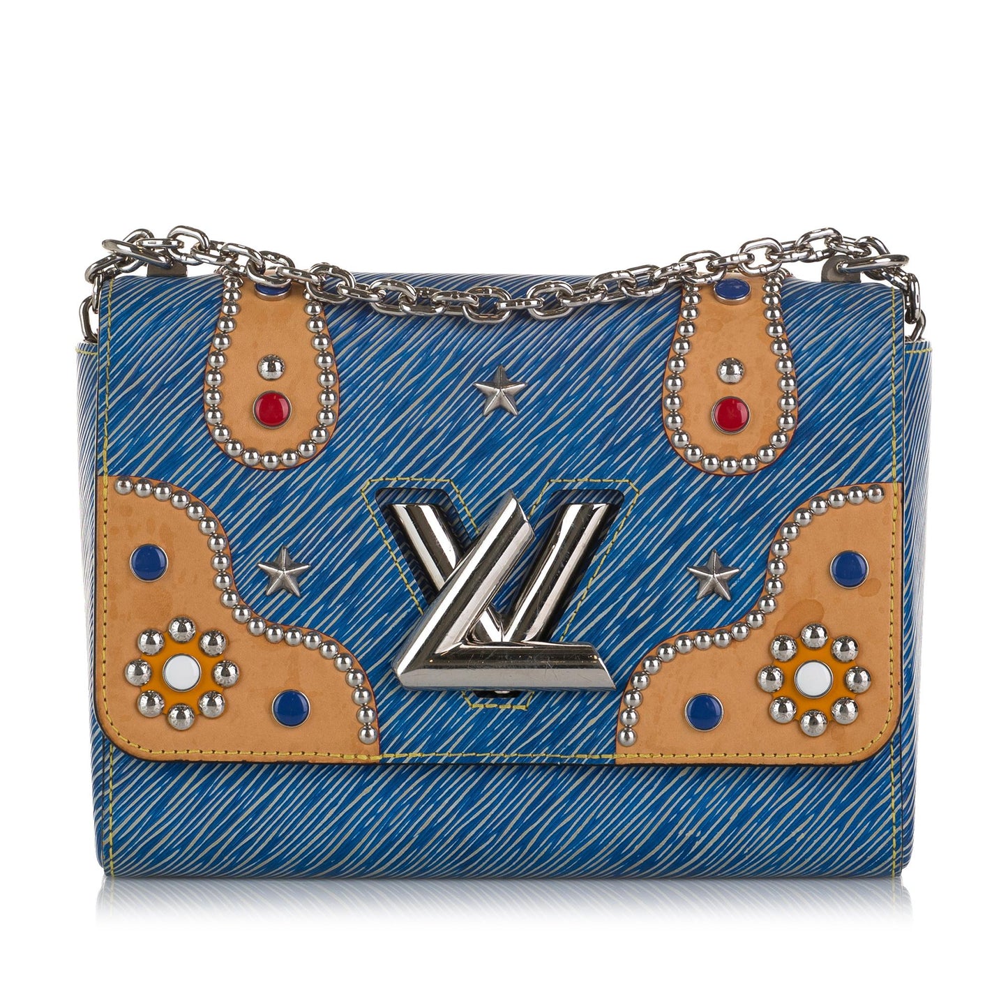 Louis Vuitton Studded Epi Twist MM (SHG-jFFShc)