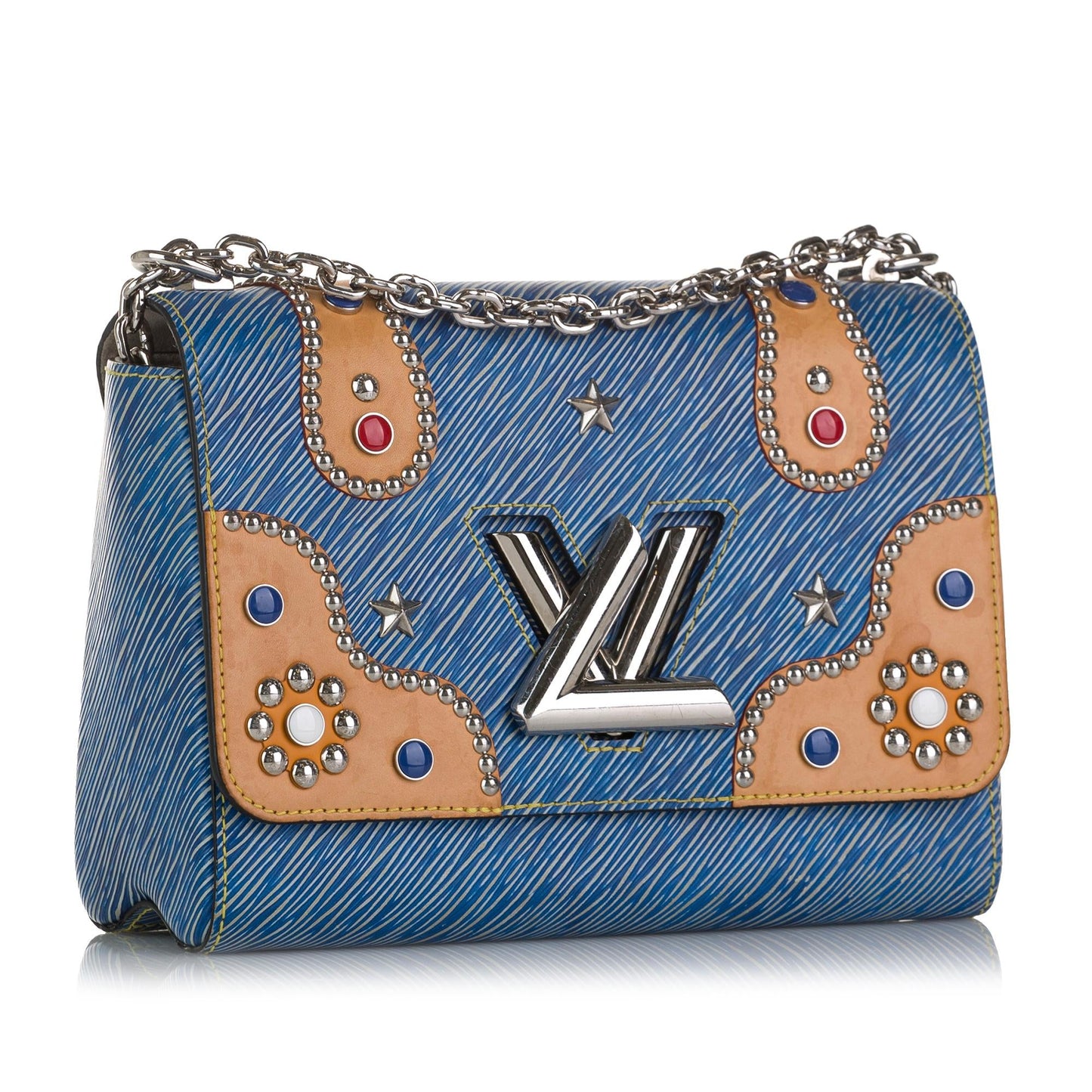 Louis Vuitton Studded Epi Twist MM (SHG-7IgmZs)