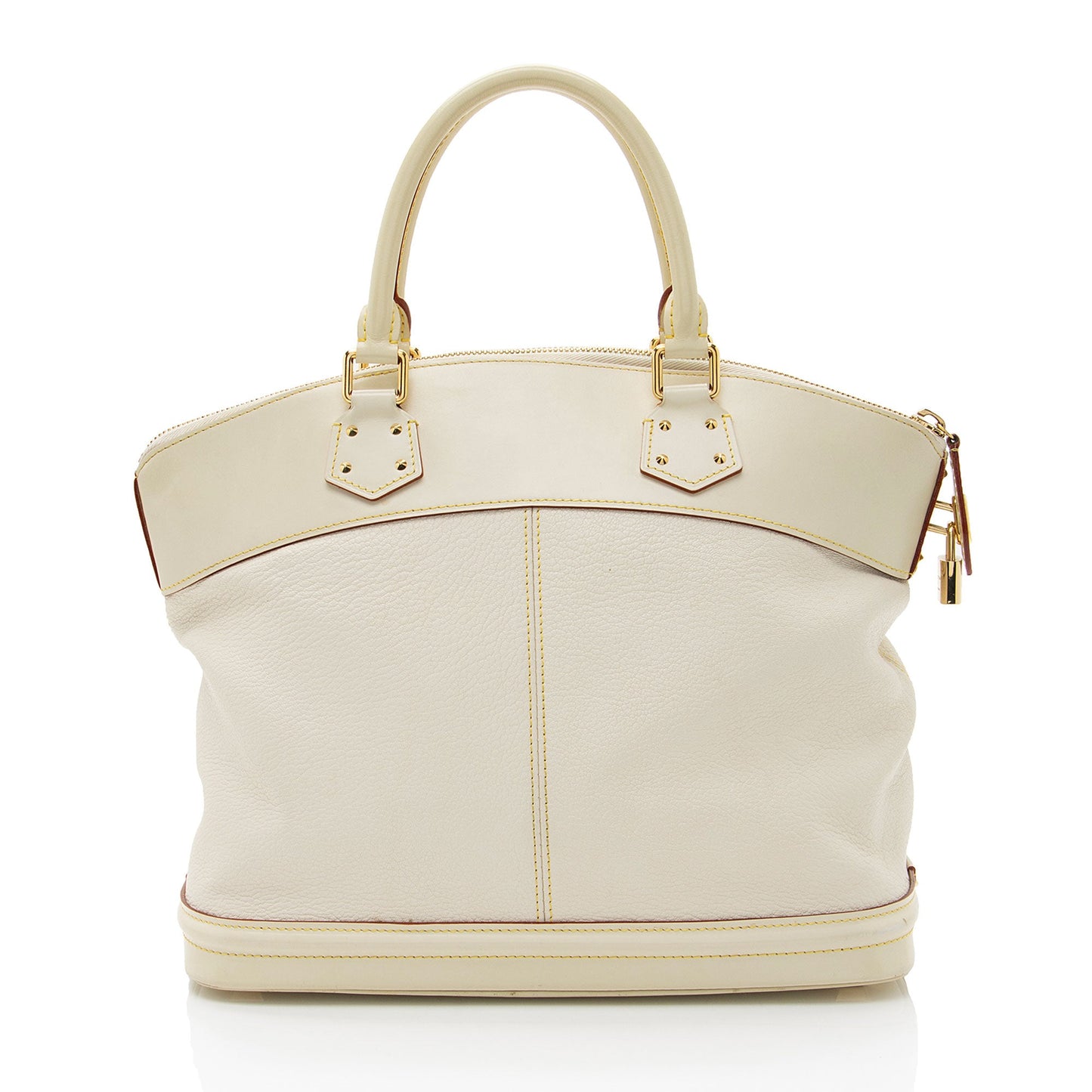 Louis Vuitton Suhali Leather Lockit MM Satchel