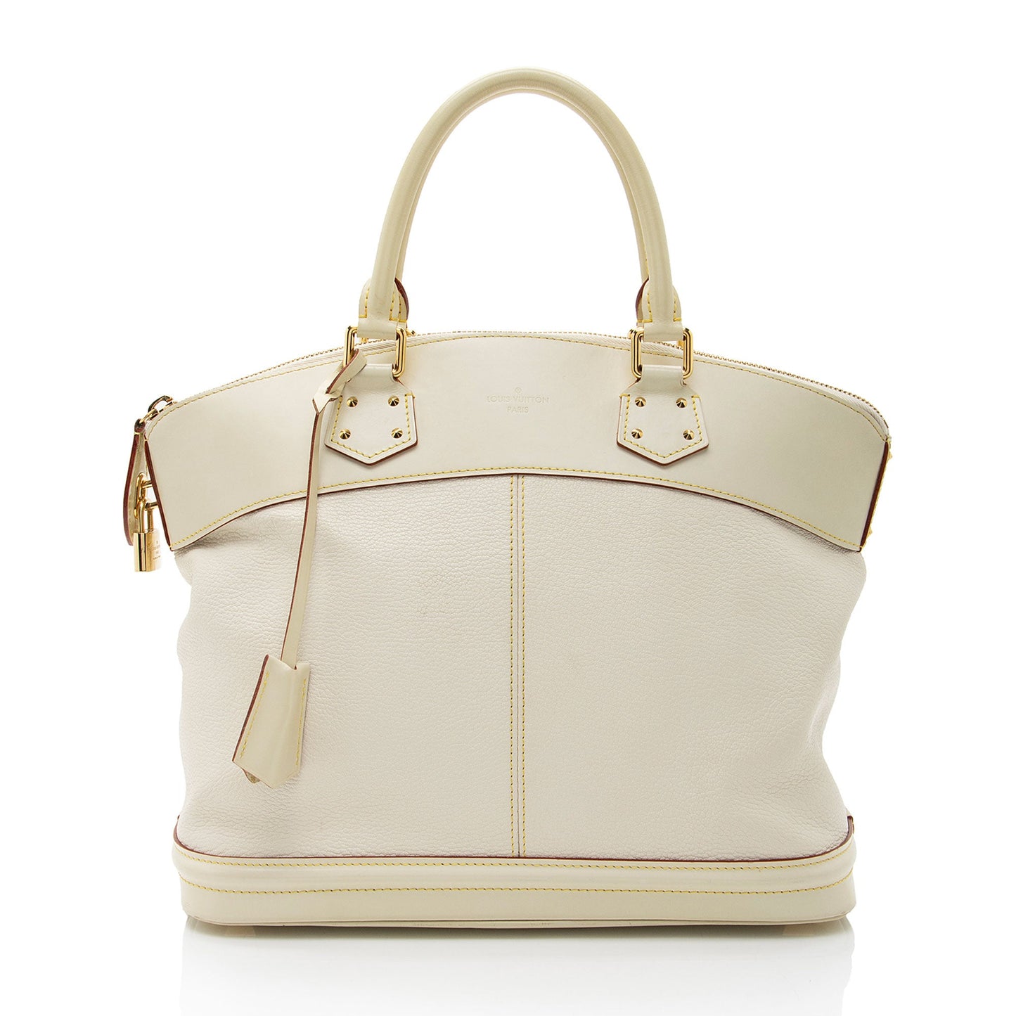 Louis Vuitton Suhali Leather Lockit MM Satchel
