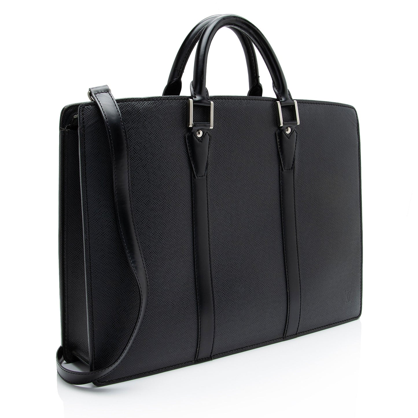 Louis Vuitton Taiga Leather Lozan Briefcase (SHF-9OeHvp)