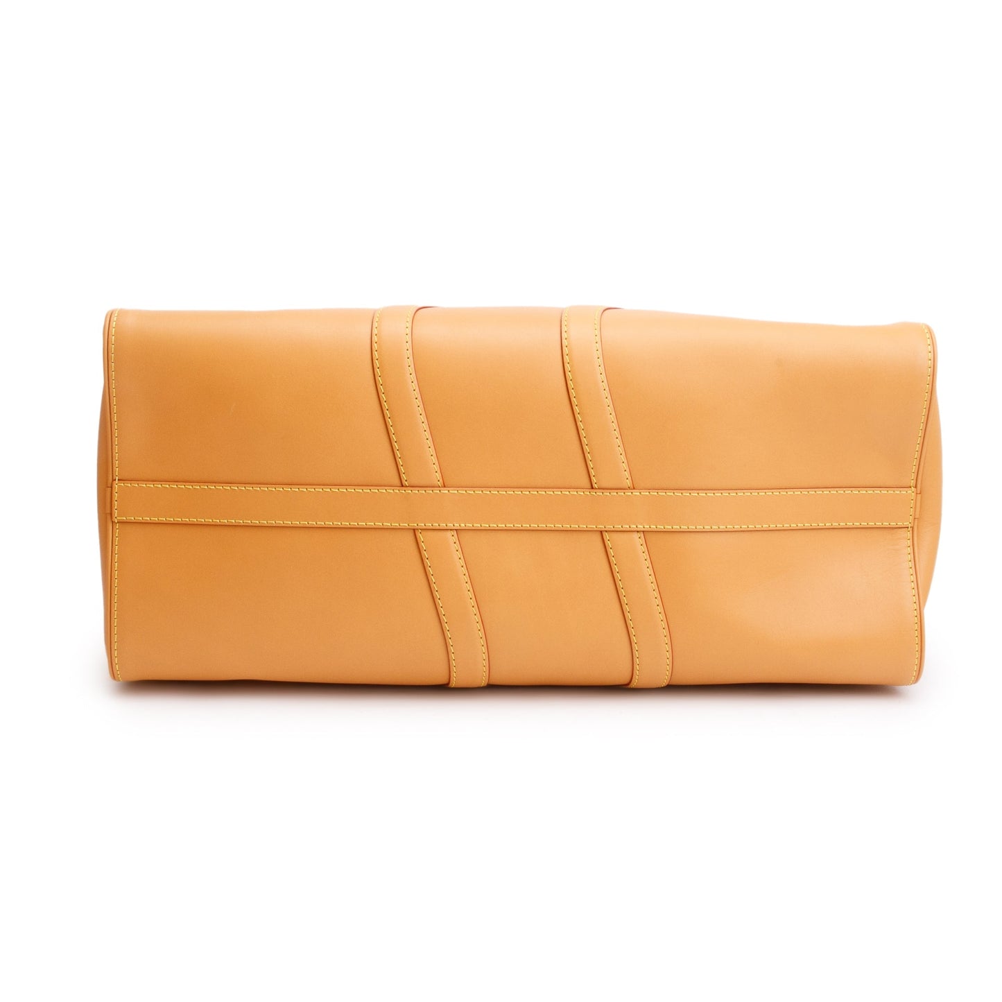 Louis Vuitton Tan Vachetta Leather Wavy Keepall Bandouliere 50