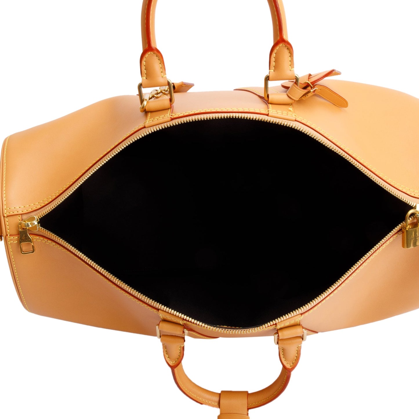 Louis Vuitton Tan Vachetta Leather Wavy Keepall Bandouliere 50