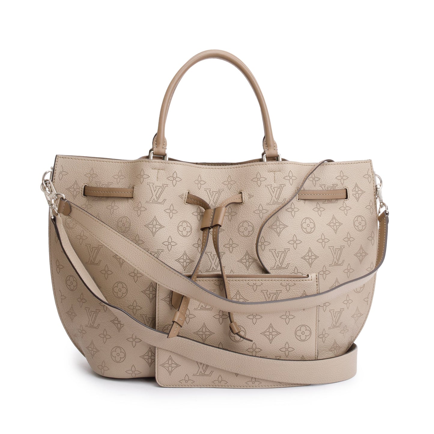 Louis Vuitton Taupe Monogram Mahina Girolata