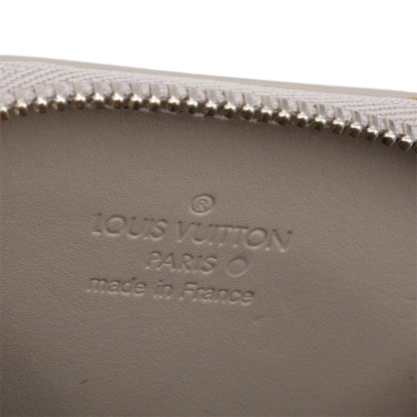 Louis Vuitton Taupe Vernis Leather Porte-Monnaie Flocon Coin Purse