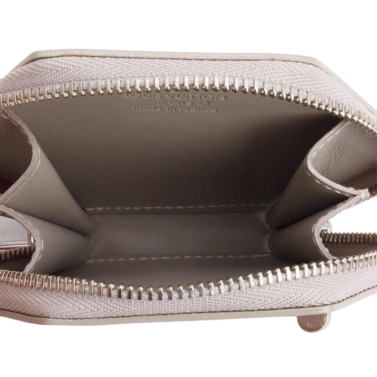 Louis Vuitton Taupe Vernis Leather Porte-Monnaie Flocon Coin Purse