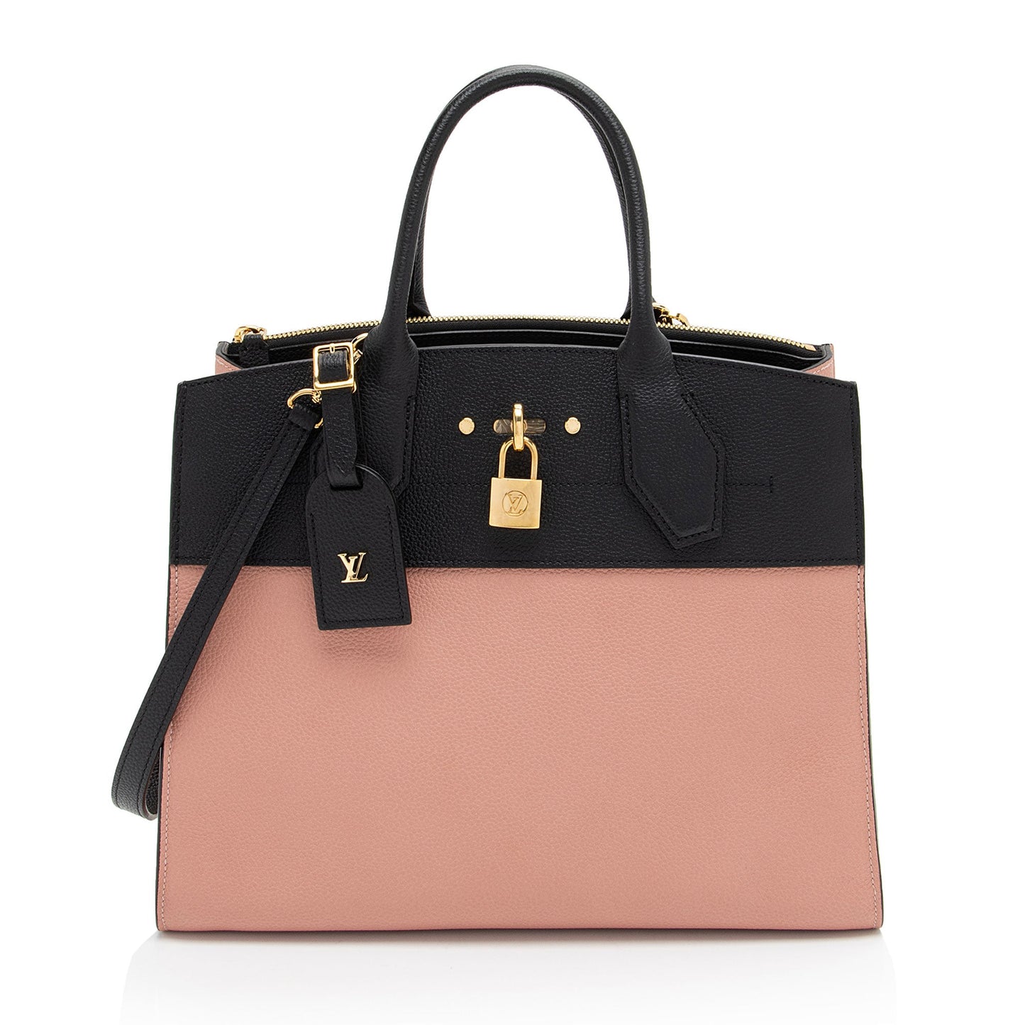 Louis Vuitton Taurillon CIty Steamer MM Tote (SHF-kRRIa6)