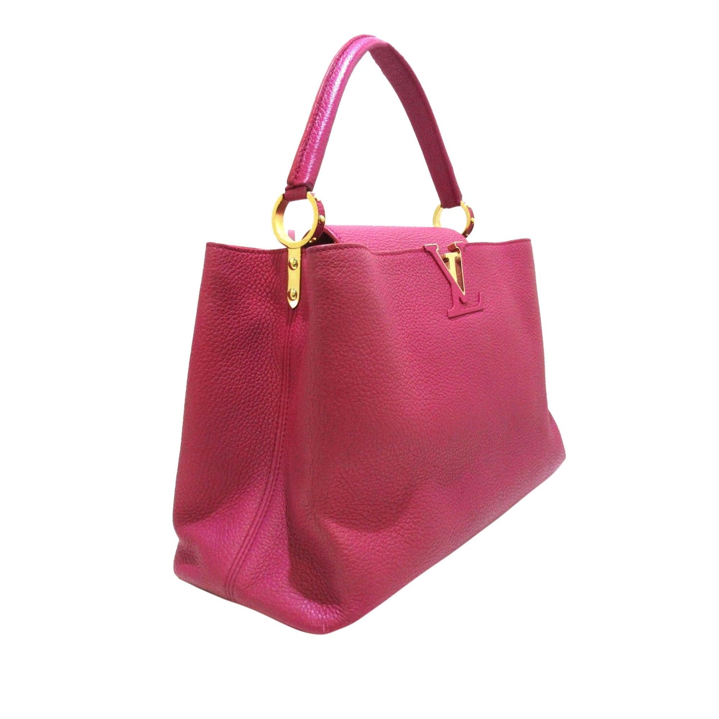 Louis Vuitton Taurillon Capucines MM (SHG-DeuA0c)