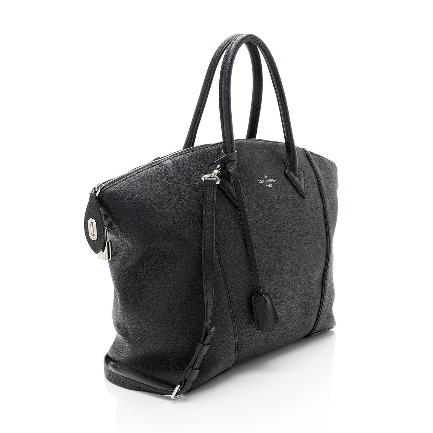 Louis Vuitton Taurillon Soft Lockit MM Satchel
