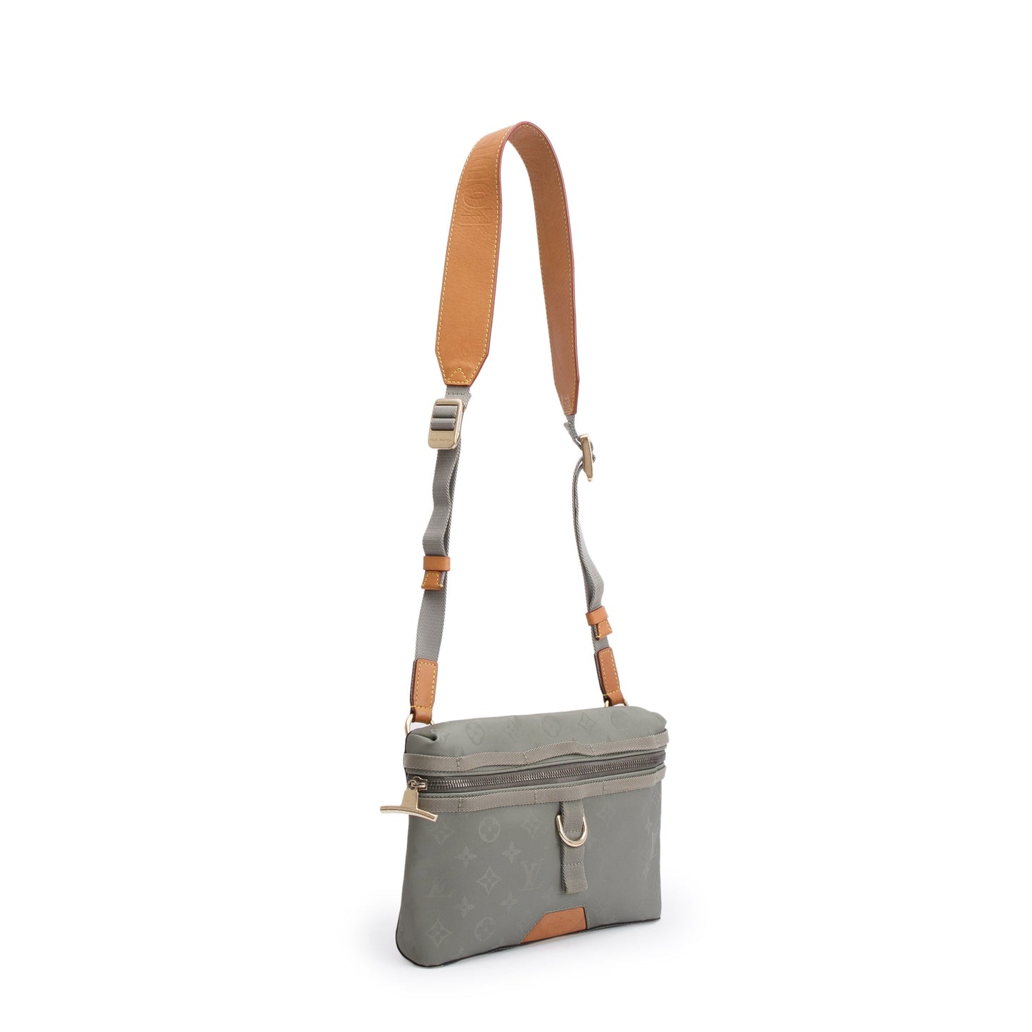 Louis Vuitton Titanium Monogram Messenger Bag PM