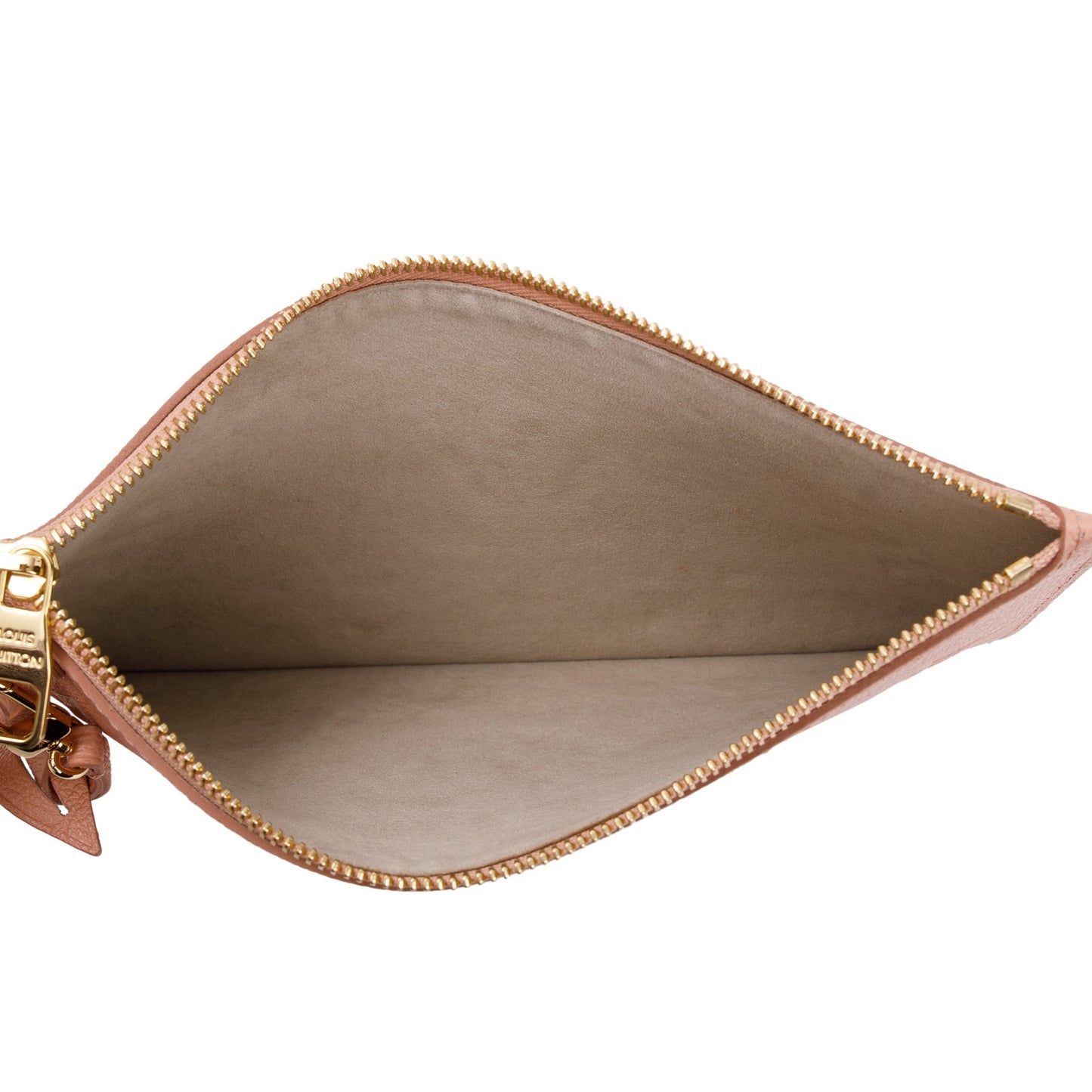 Louis Vuitton Trianon Pink Cream Monogram Giant Empreinte Leather Neverfull MM