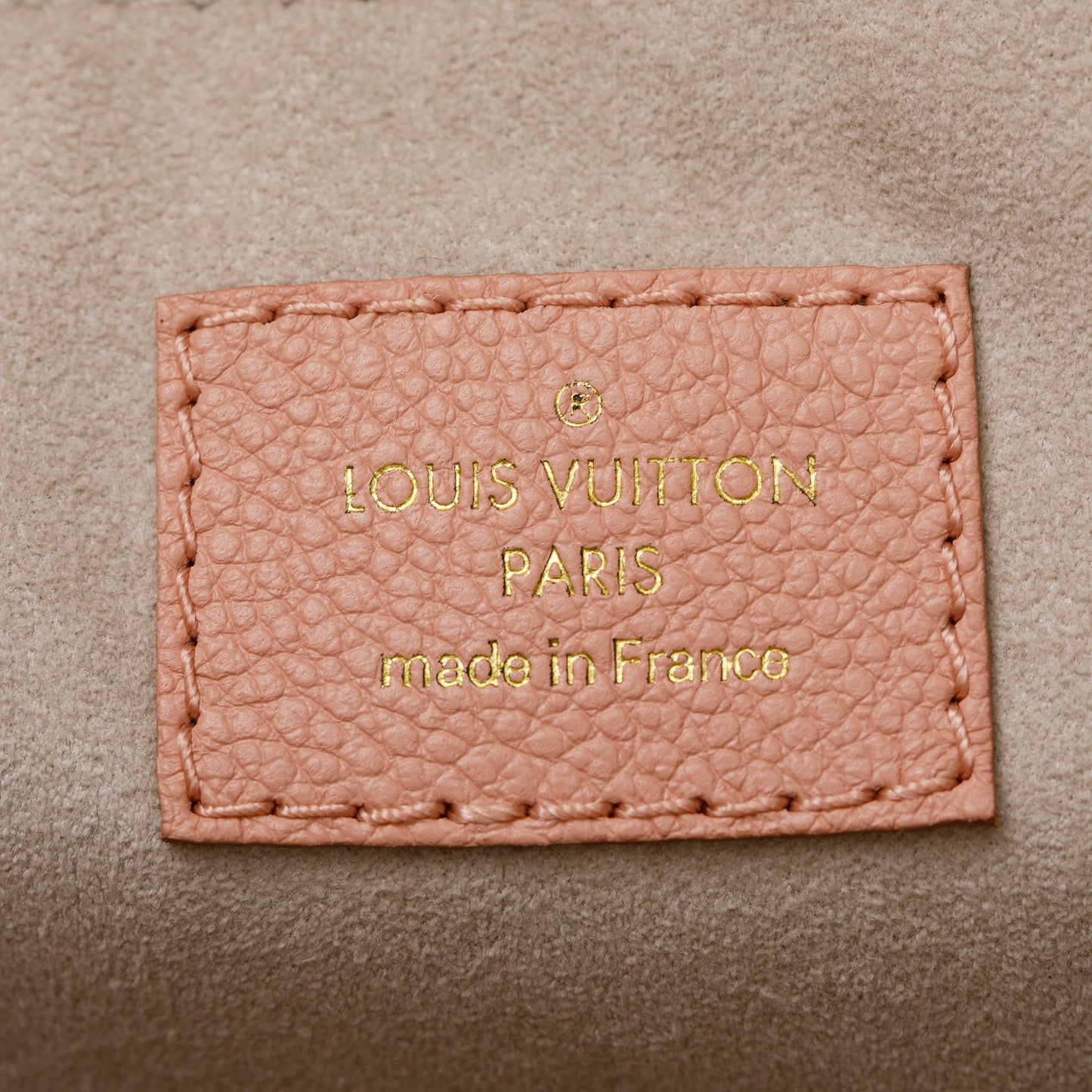 Louis Vuitton Trianon Pink Cream Monogram Giant Empreinte Leather Neverfull MM