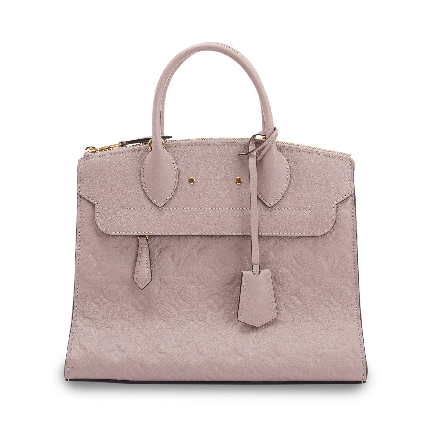Louis Vuitton Turtledove Monogram Empreinte Pont Neuf MM Bag