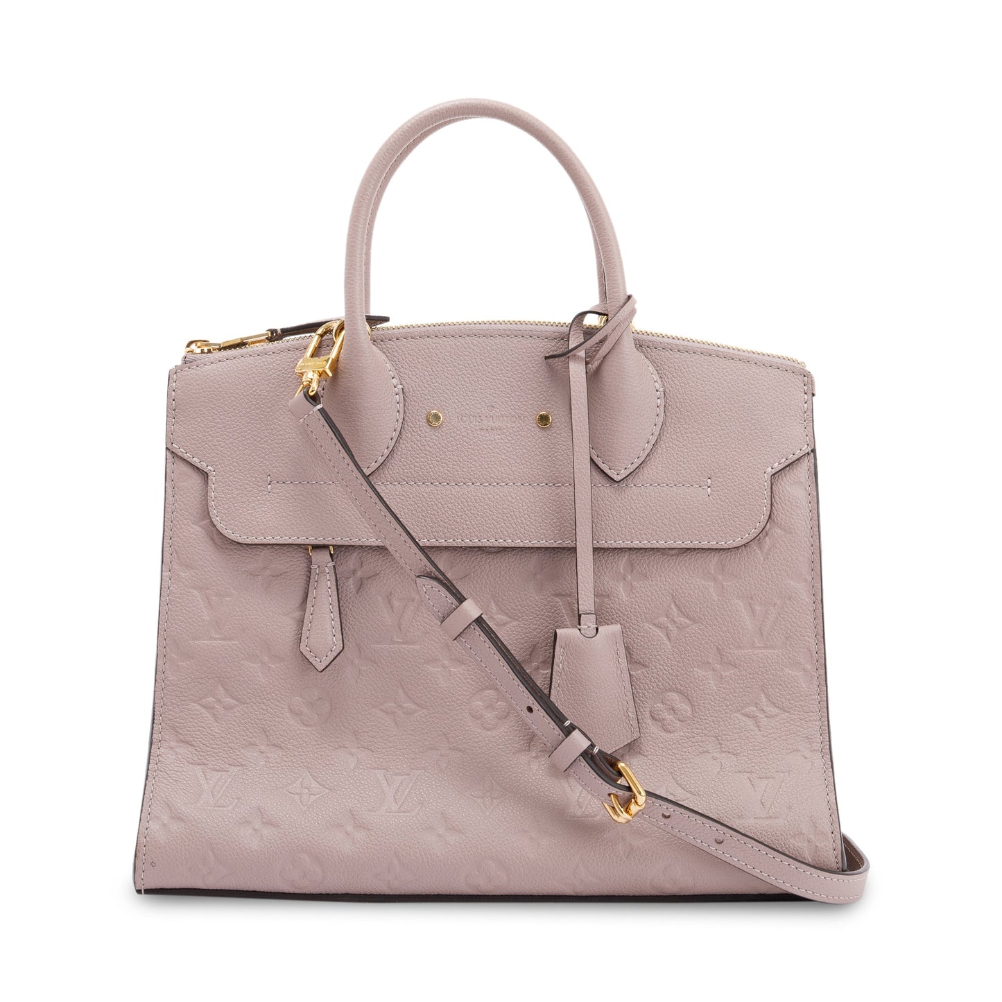 Louis Vuitton Turtledove Monogram Empreinte Pont Neuf MM Bag