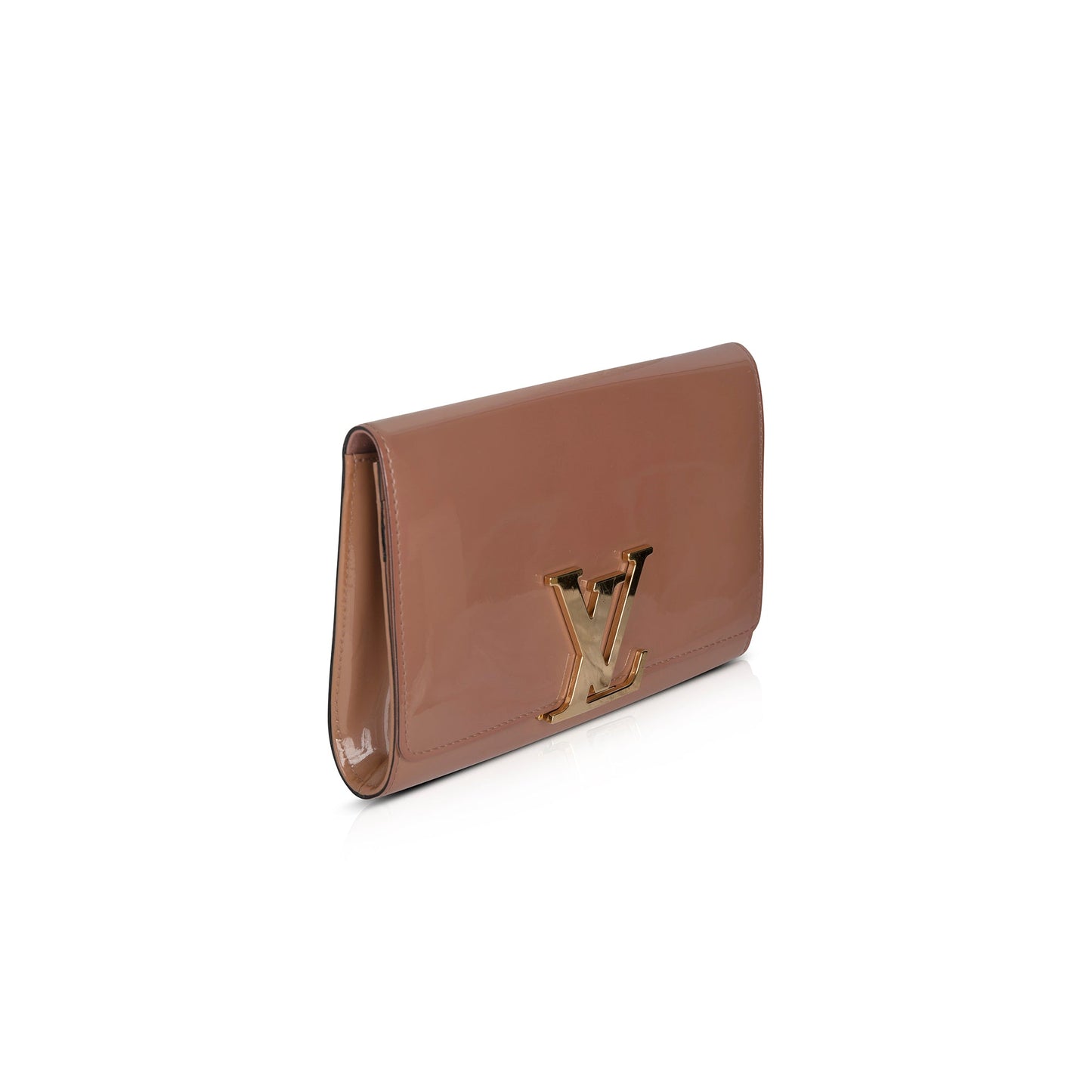 Louis Vuitton Vernis Leather Large Louise Clutch