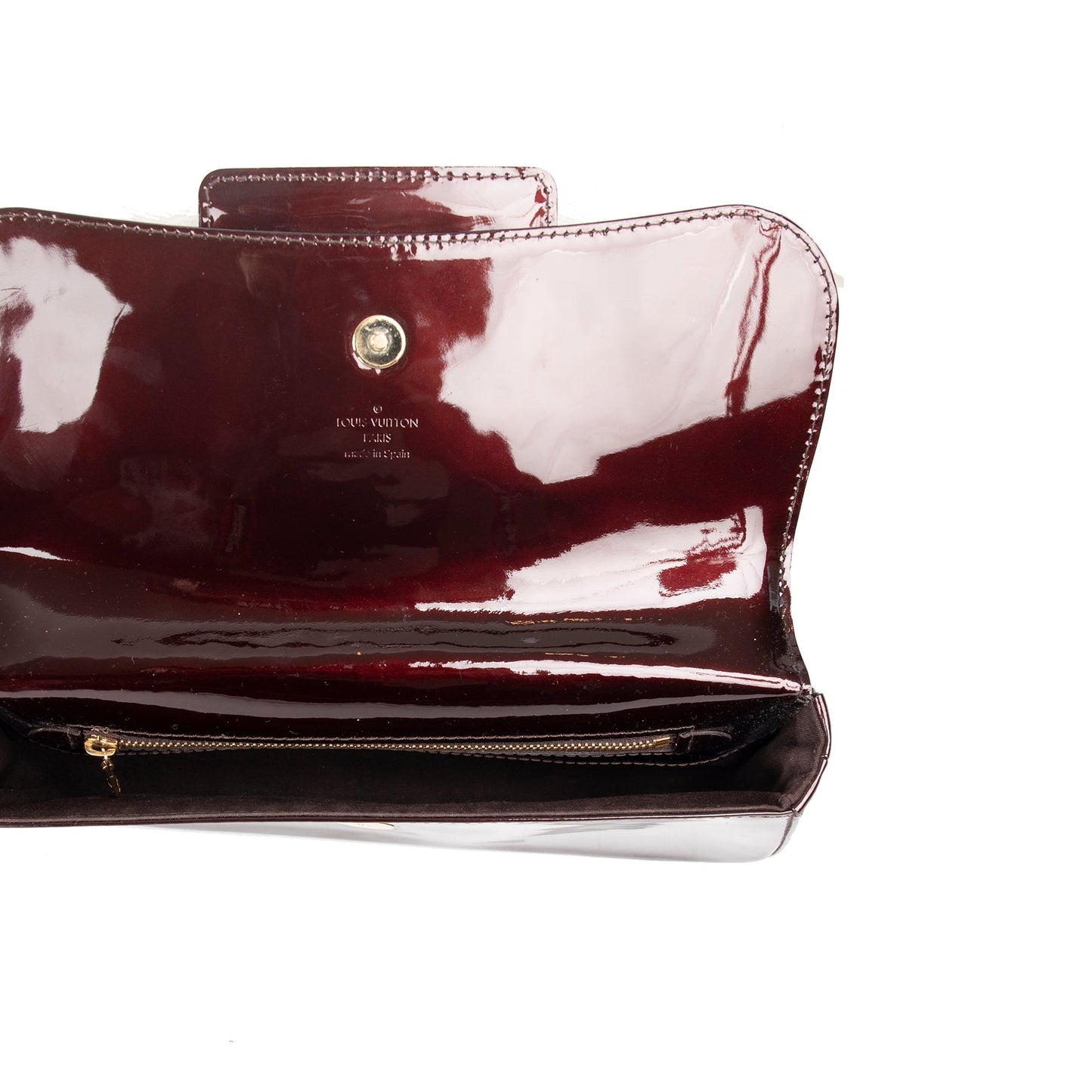 Louis Vuitton Vernis Leather Sobe Clutch