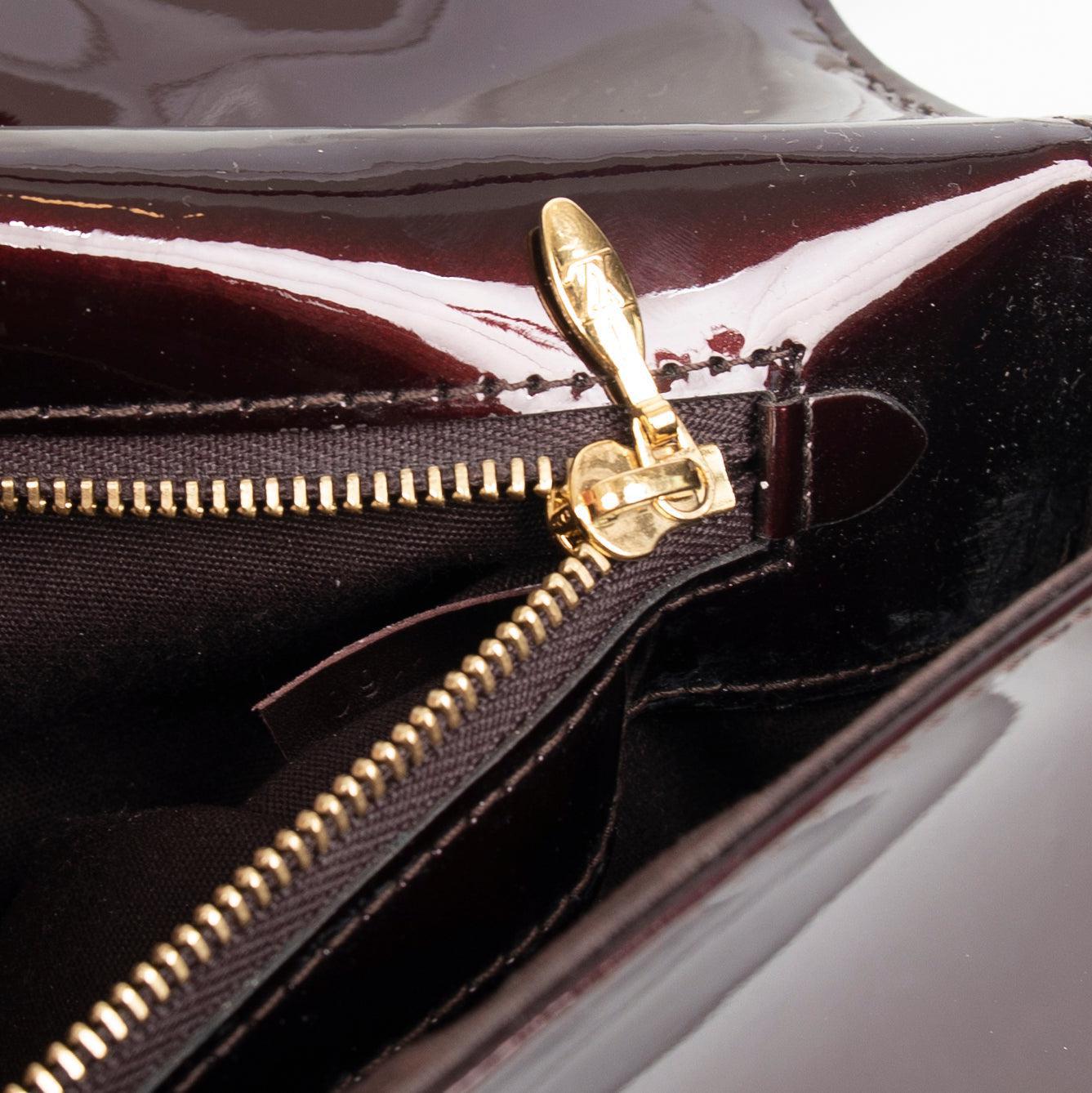 Louis Vuitton Vernis Leather Sobe Clutch