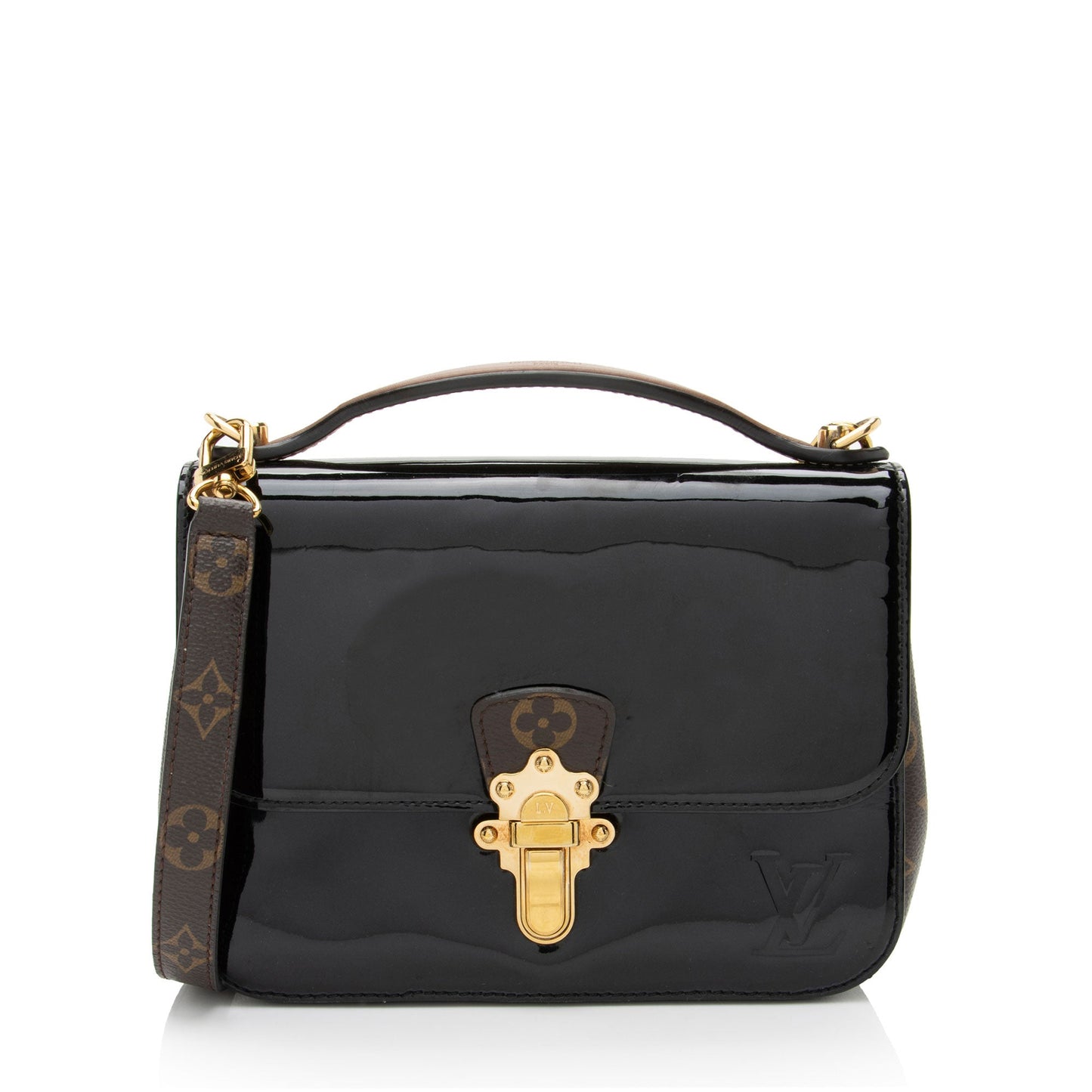 Louis Vuitton Vernis Monogram Canvas Cherrywood BB Shoulder Bag