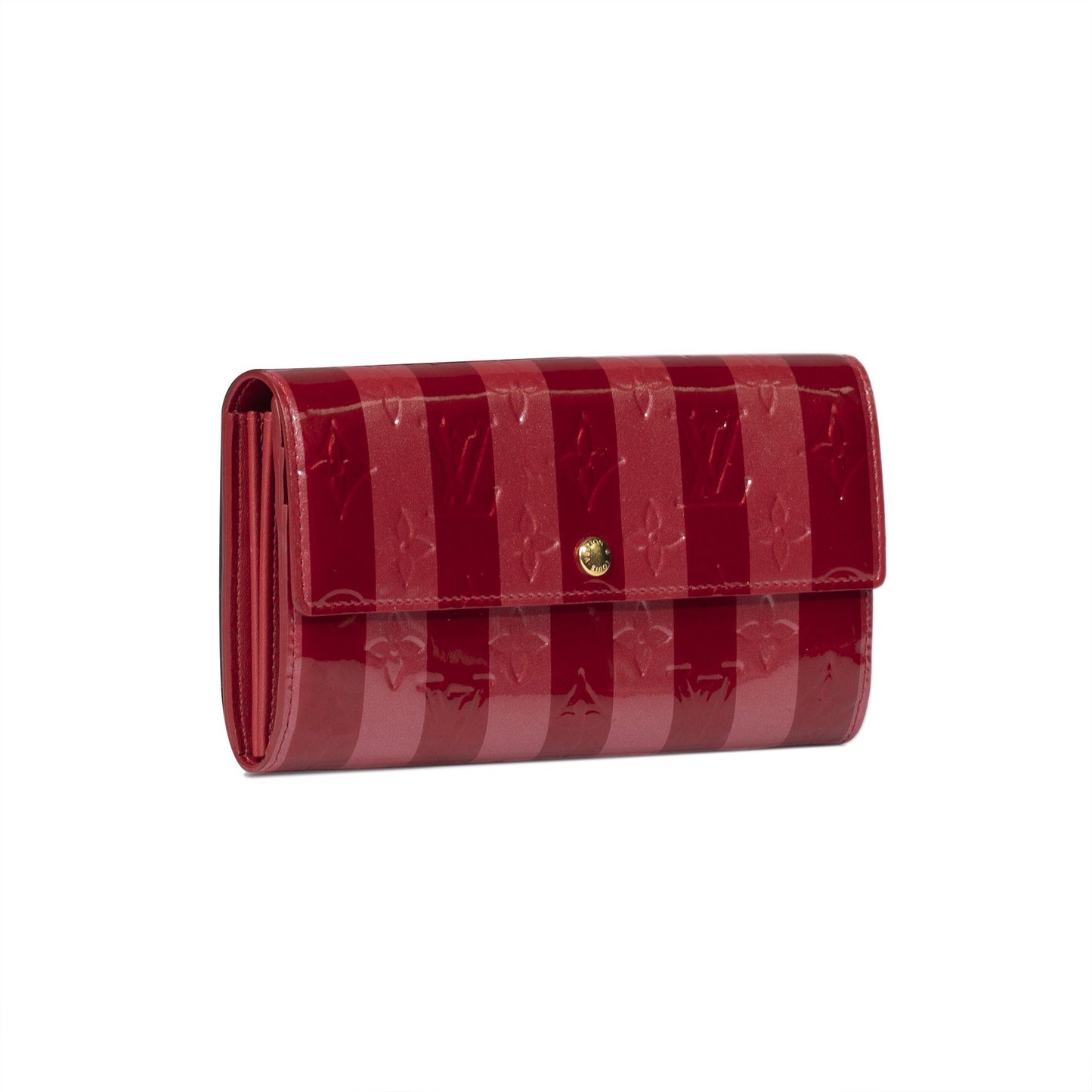 Louis Vuitton Vernis Rayures Sarah Wallet