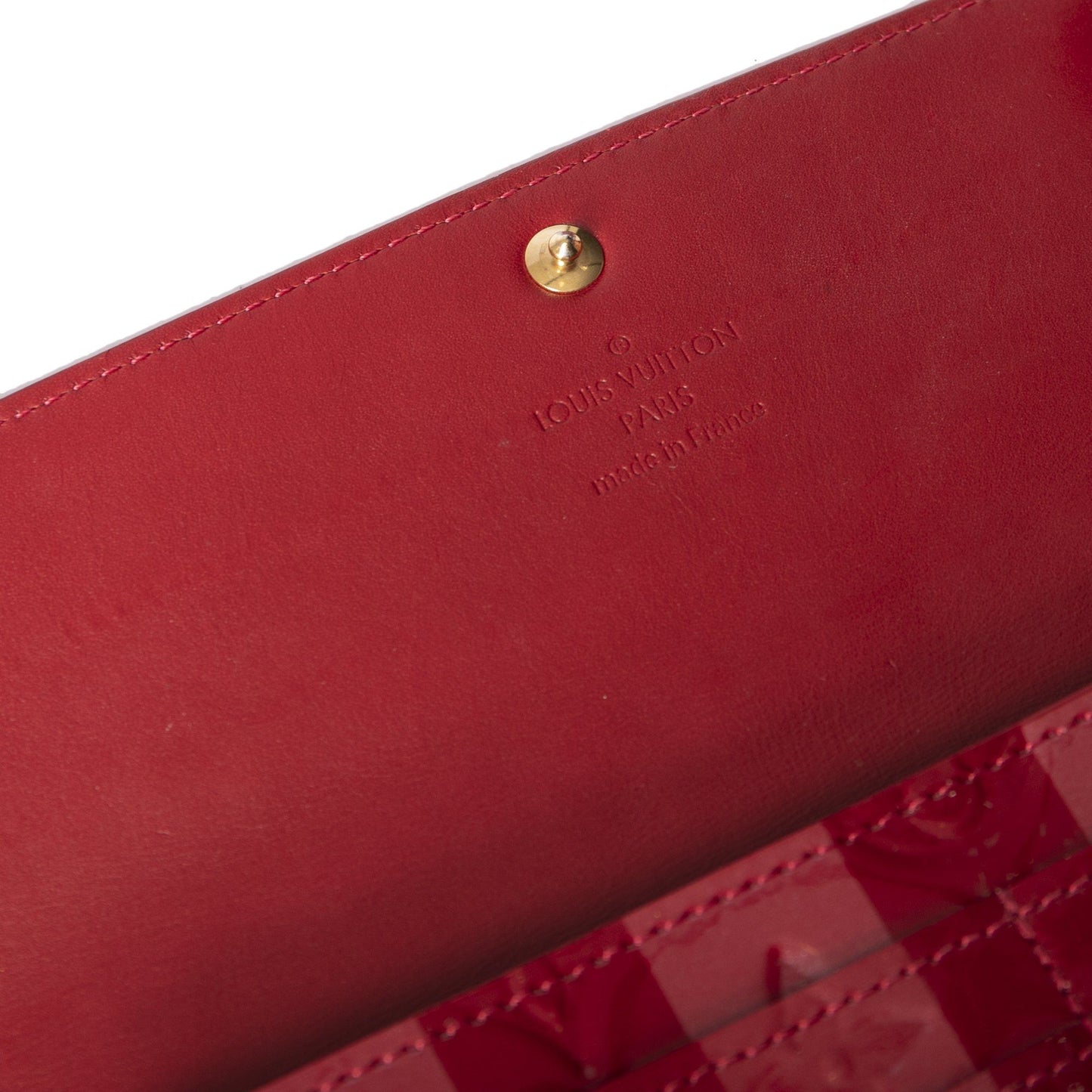 Louis Vuitton Vernis Rayures Sarah Wallet