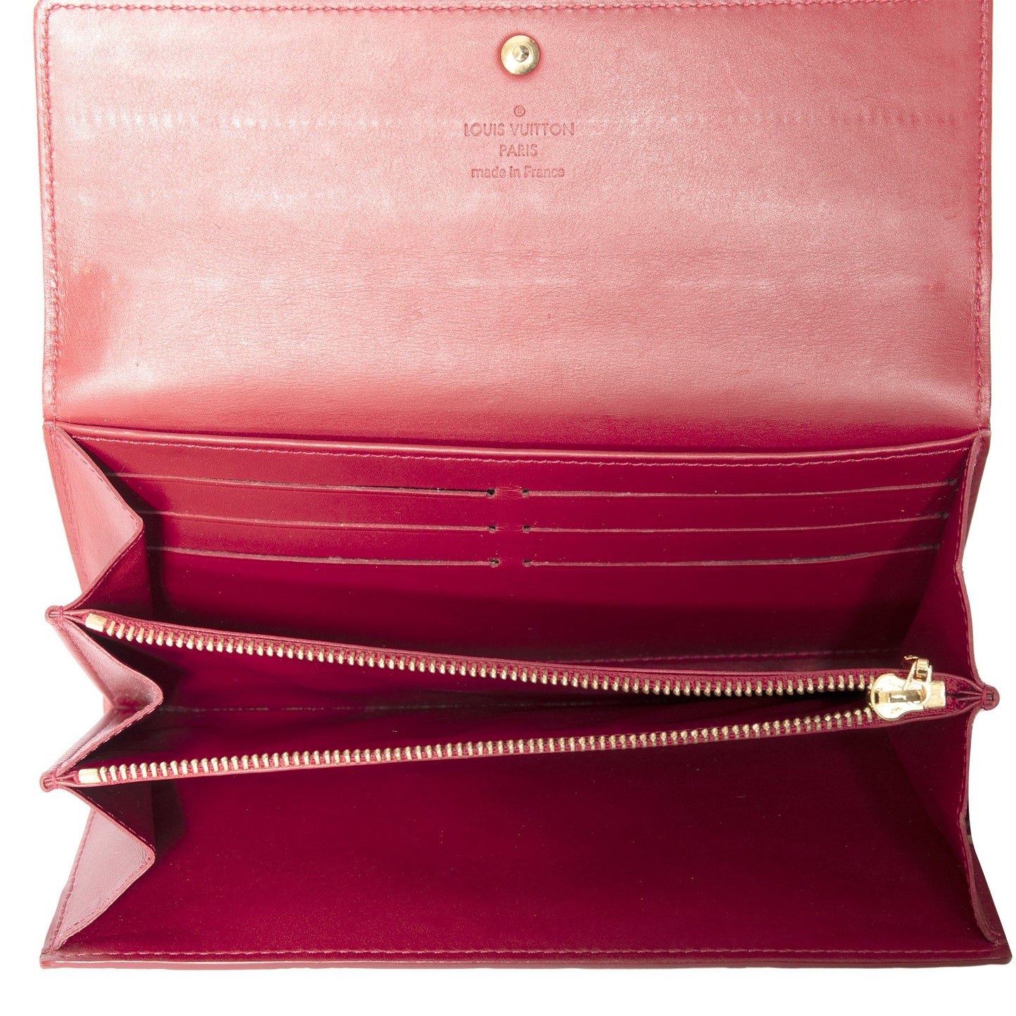 Louis Vuitton Vernis Rayures Sarah Wallet
