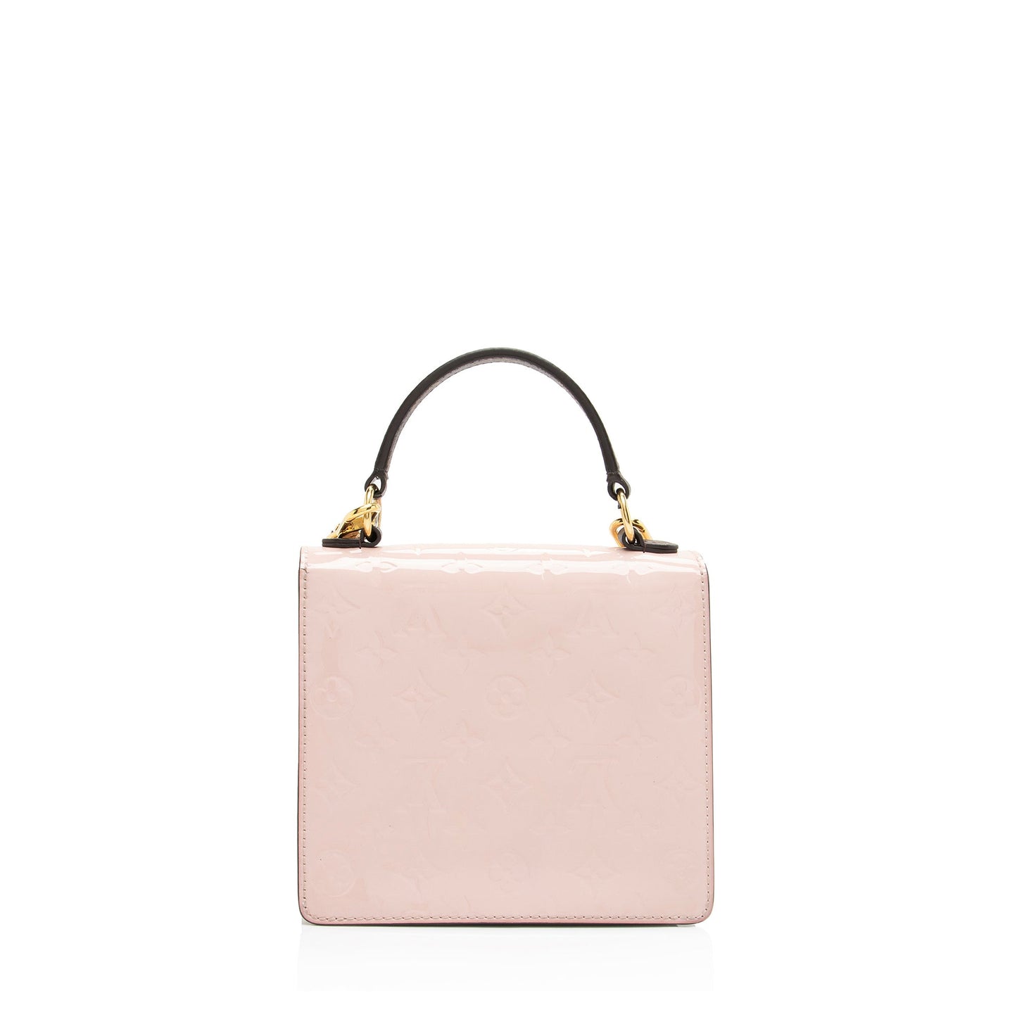 Louis Vuitton Vernis Spring Street Bitume Satchel (SHF-wQ1soT)